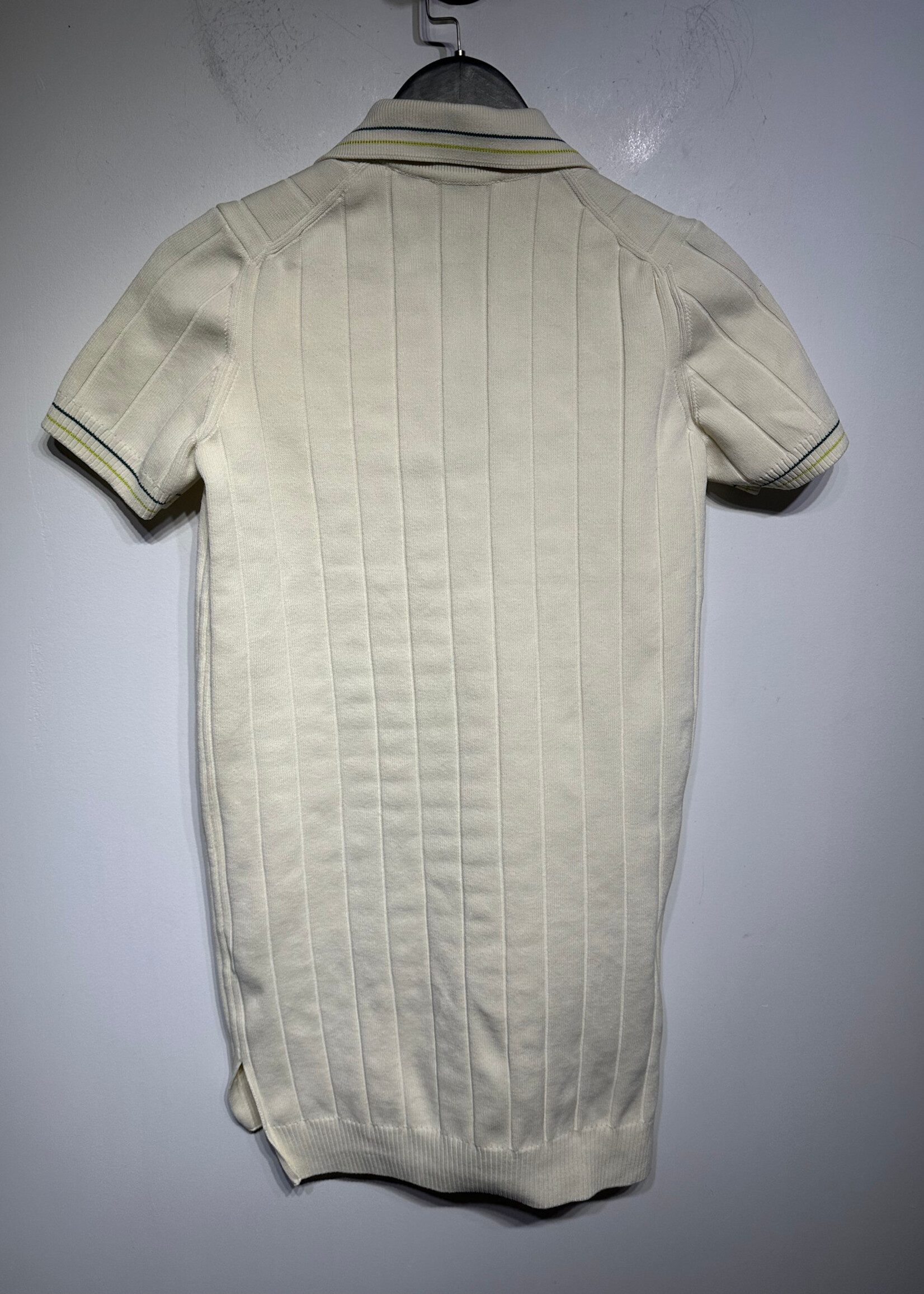 Lacoste White Collared Knit Dress M/L