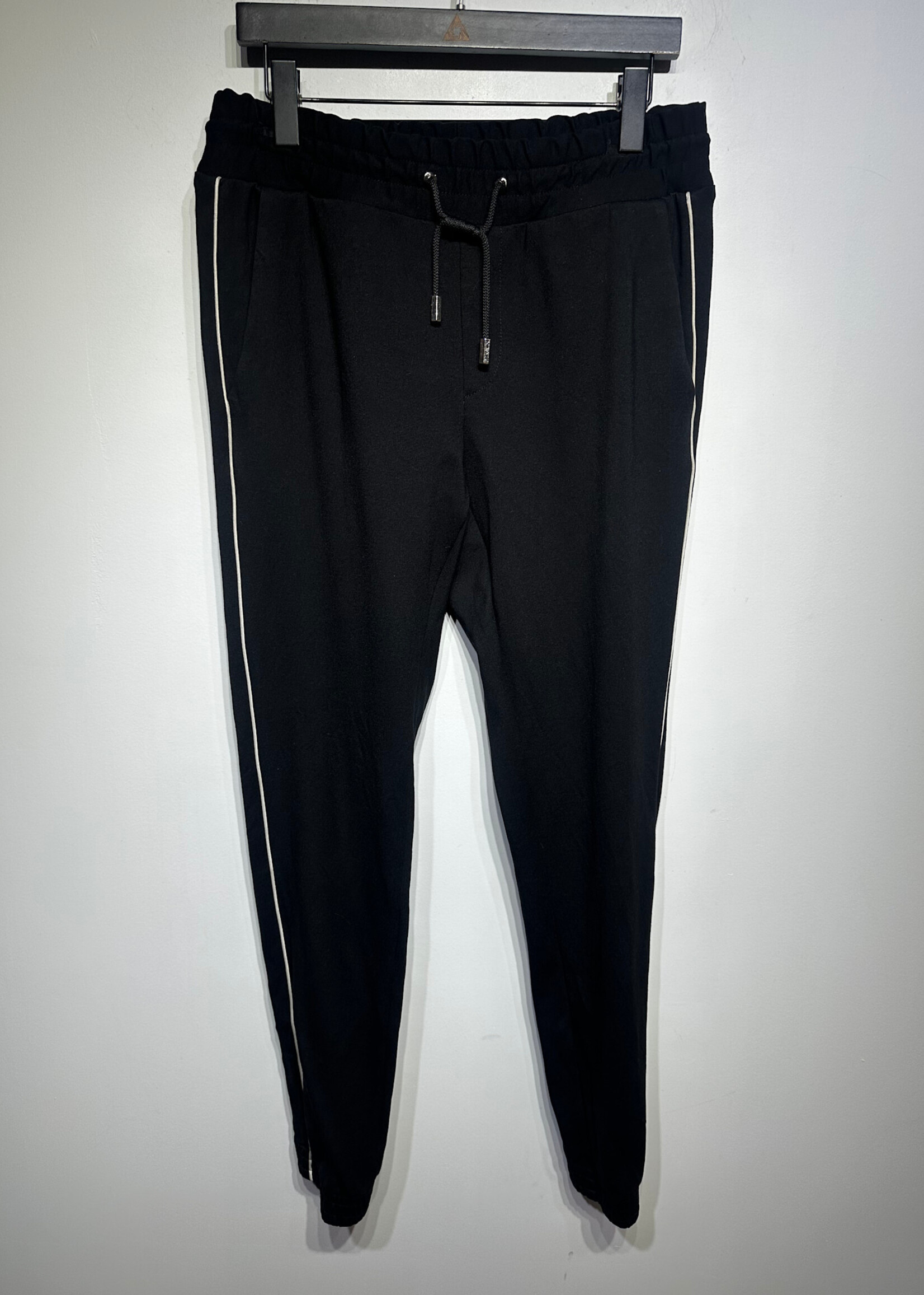 Philipp Plein Black White Stripe Joggers Masc 32