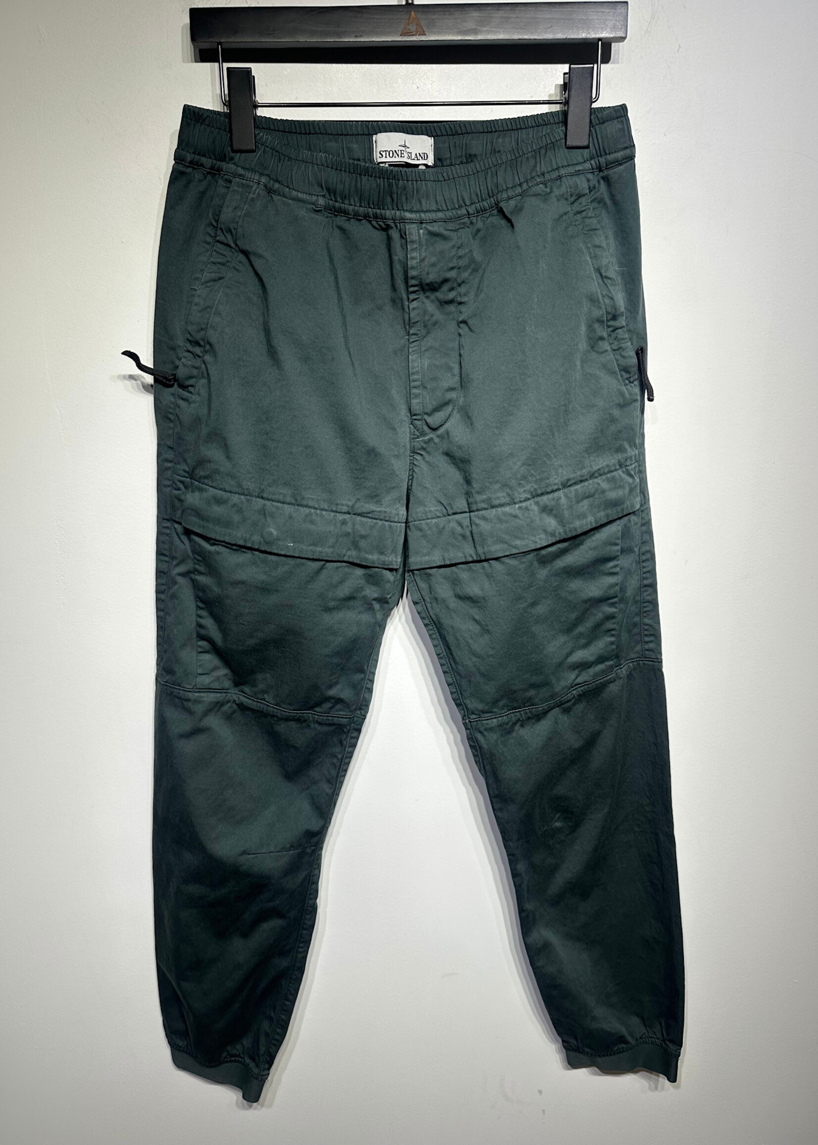 Stone Island Forest Green Joggers Masc 28-30