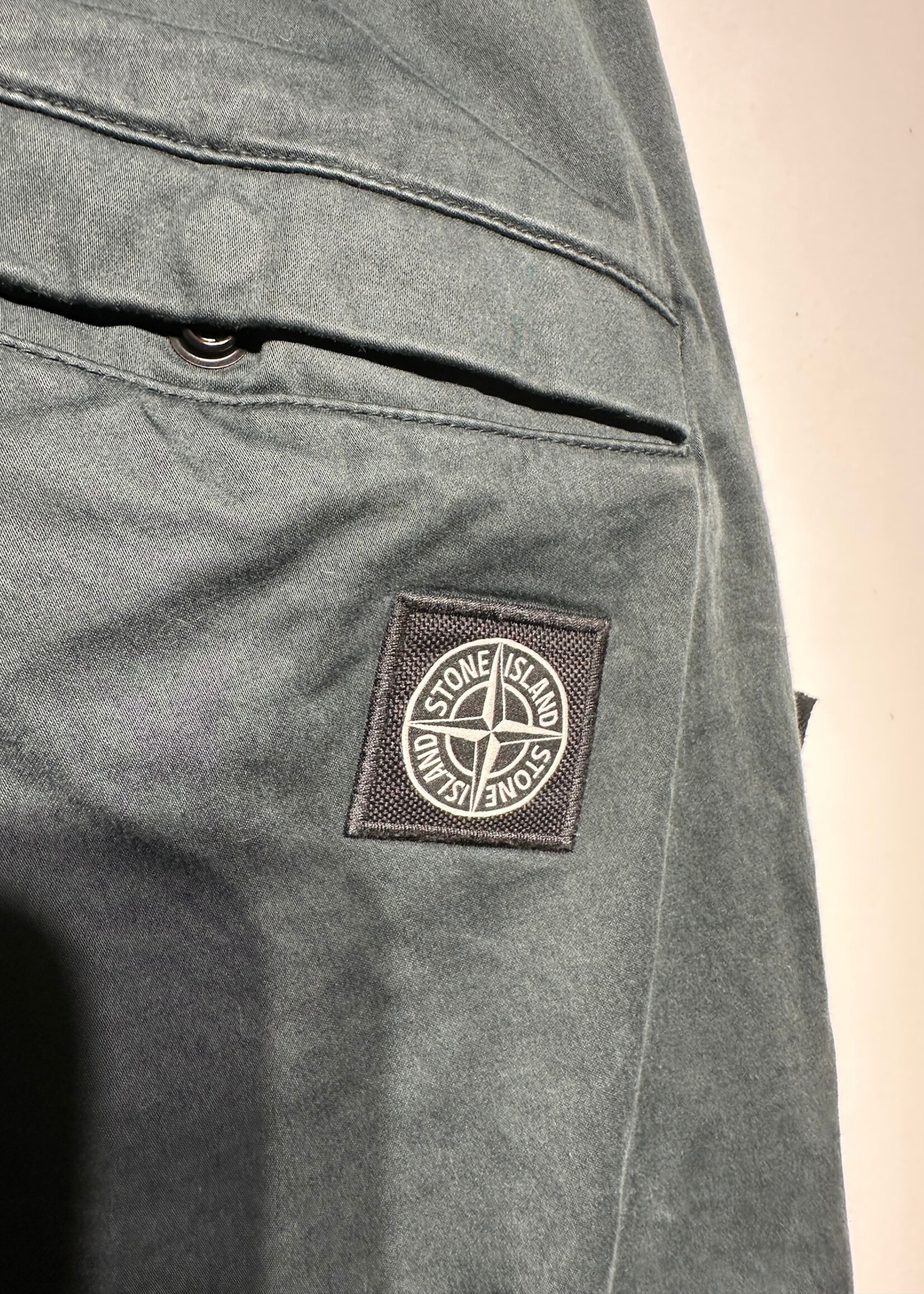 Stone Island Forest Green Joggers Masc 28-30