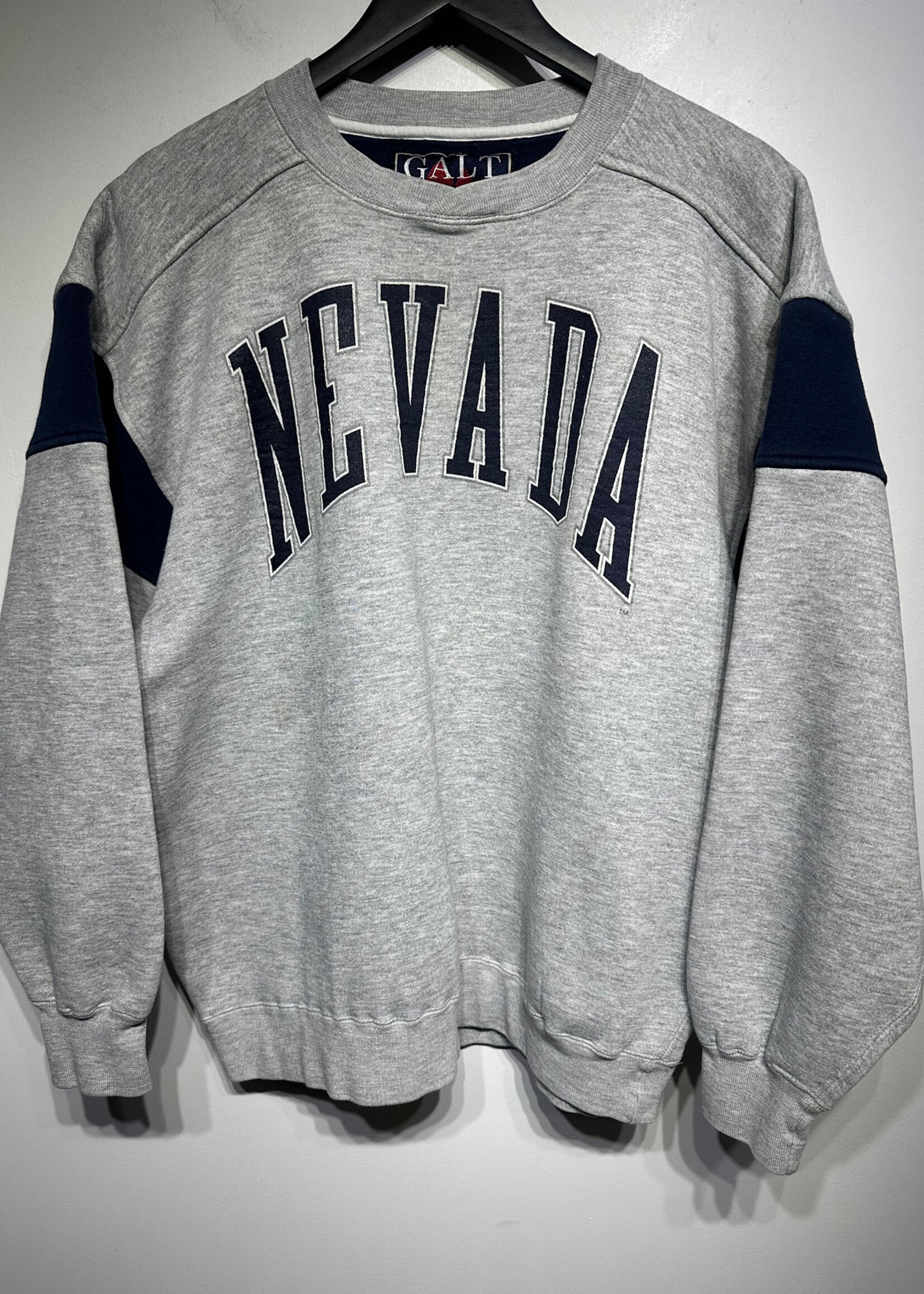 Vintage NV Wolfpack Grey Spellout Sweater L