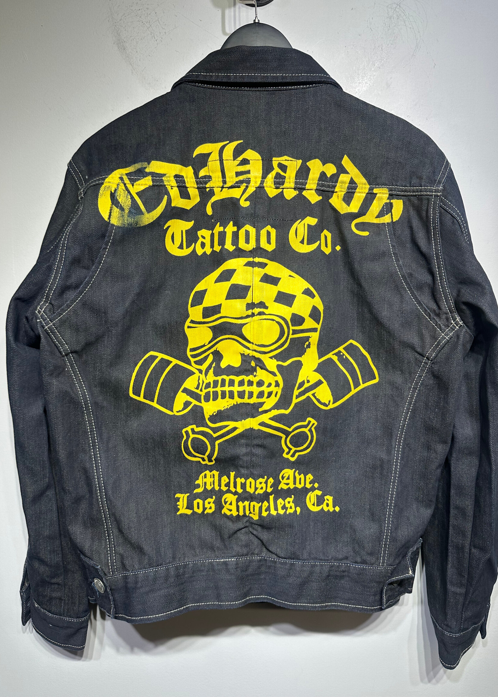 Ed Hardy Tattoo Co Denim Jacket L