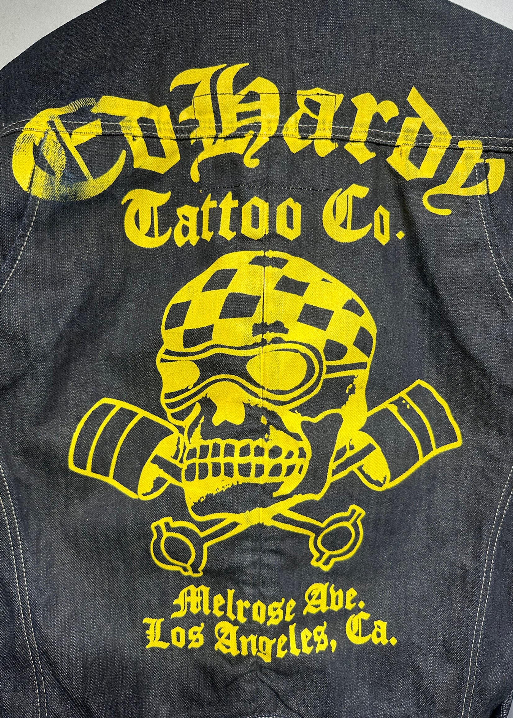 Ed Hardy Tattoo Co Denim Jacket L