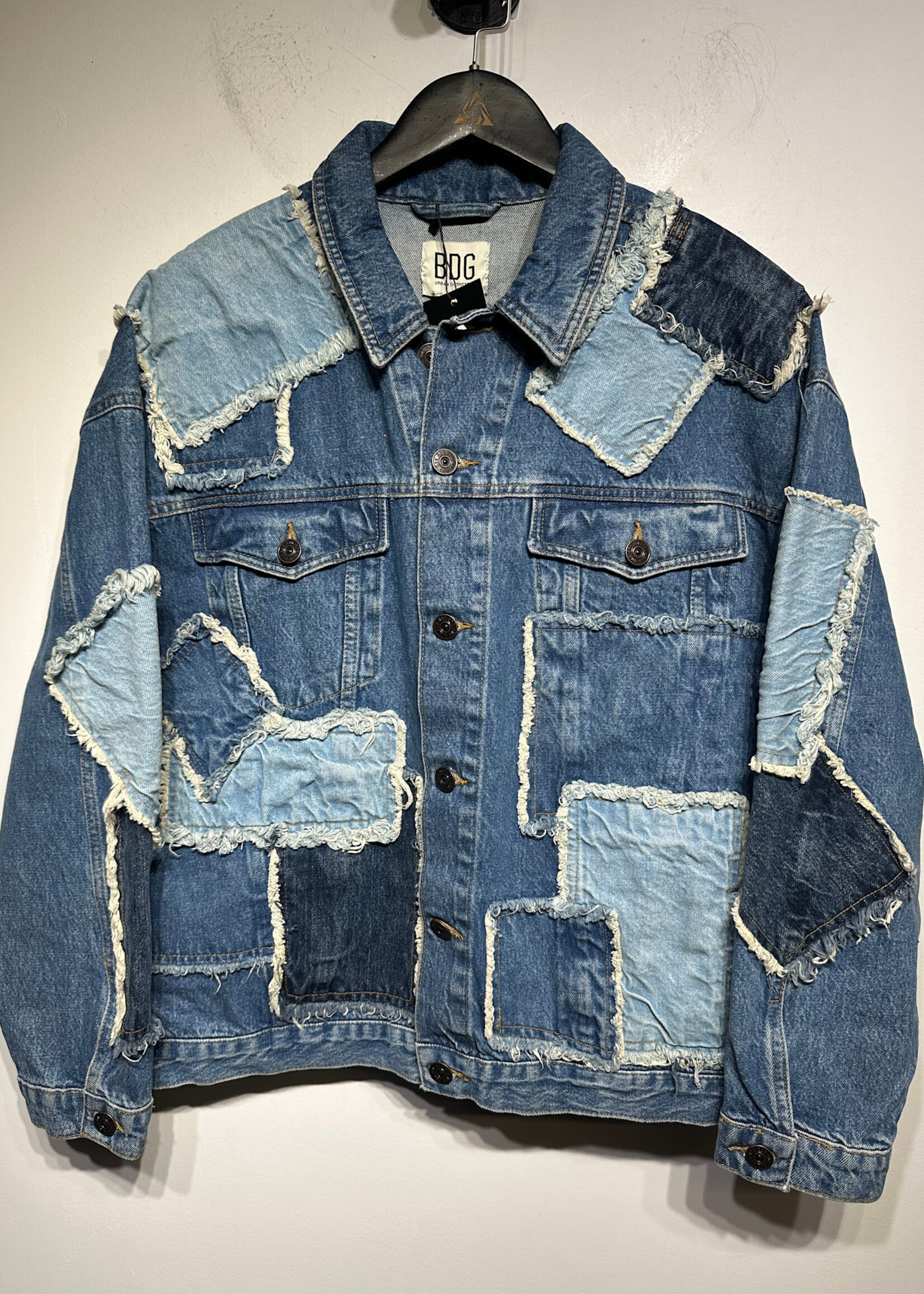 NWT BDG Oversized Patchwork Jean Jacket Unisex S