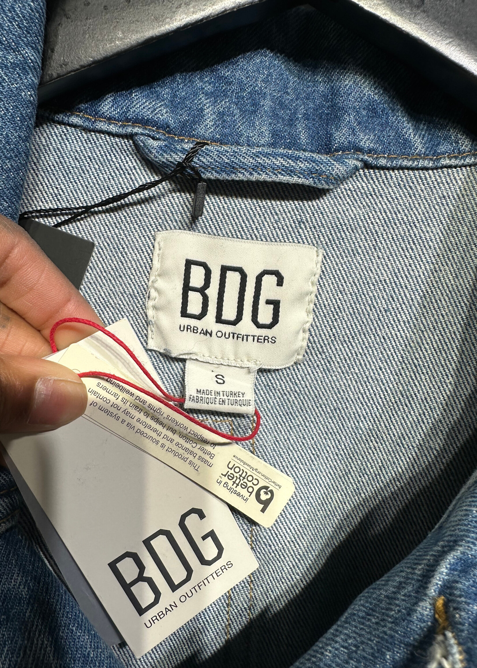 NWT BDG Oversized Patchwork Jean Jacket Unisex S