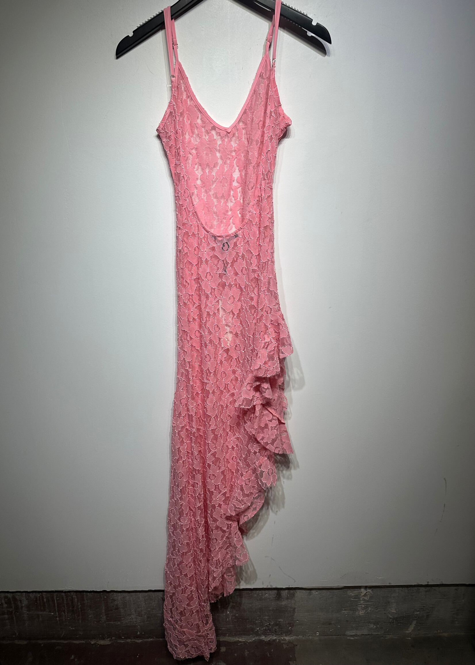NWT Delfi Collective Pink Lace Dress M (Retail: $300+)