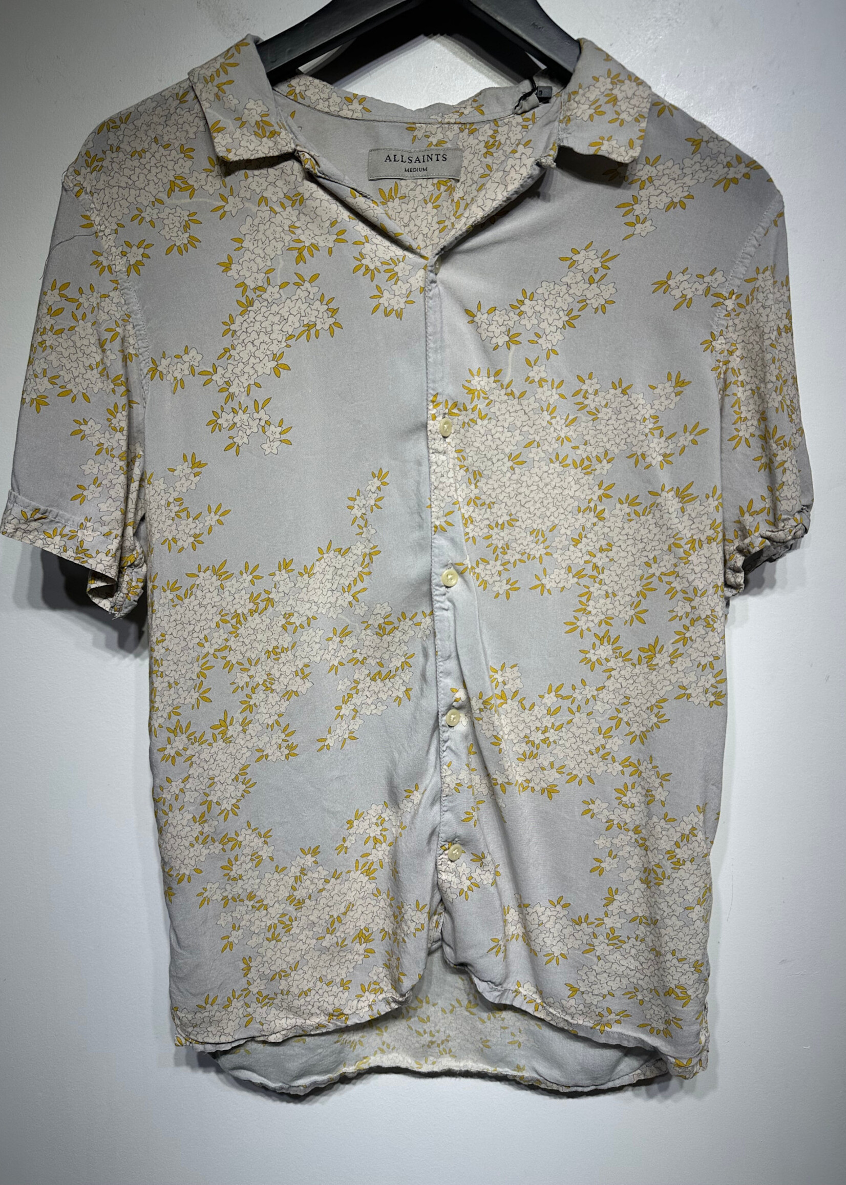 Allsaints Tan Yellow Floral B\U Masc M