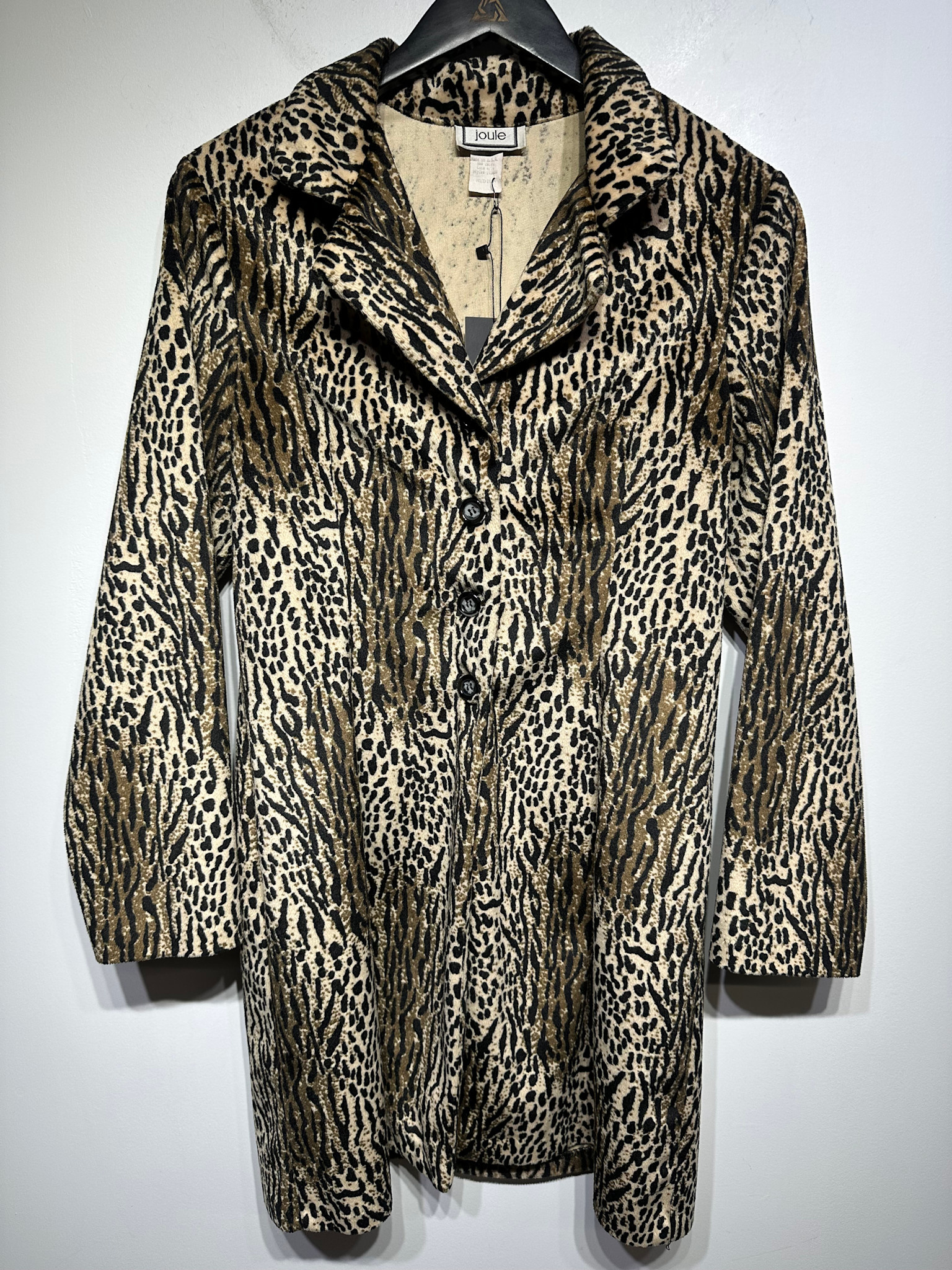 Joule Leopard Print Overcoat M - ALT REBEL