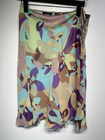 Express Y2K Multicolor Silk Skirt 25