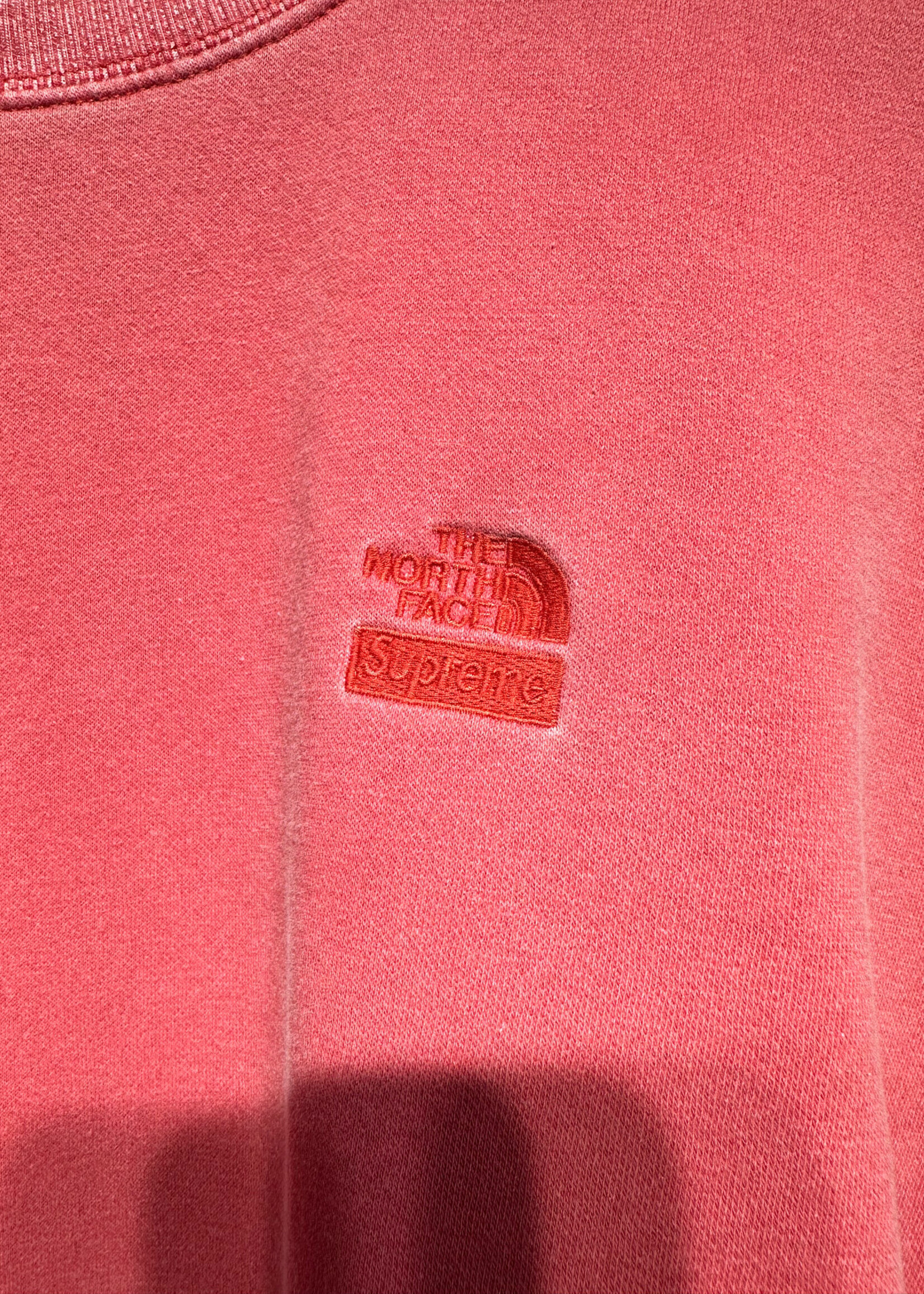 North Face x Supreme Red Crewneck M