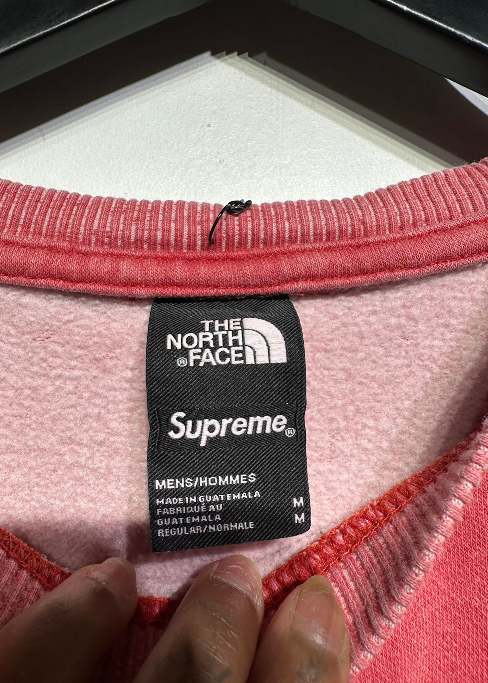 North Face x Supreme Red Crewneck M