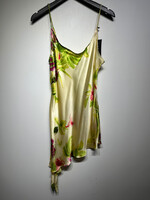 Vintage Yellow Floral Dress 2PC Set M