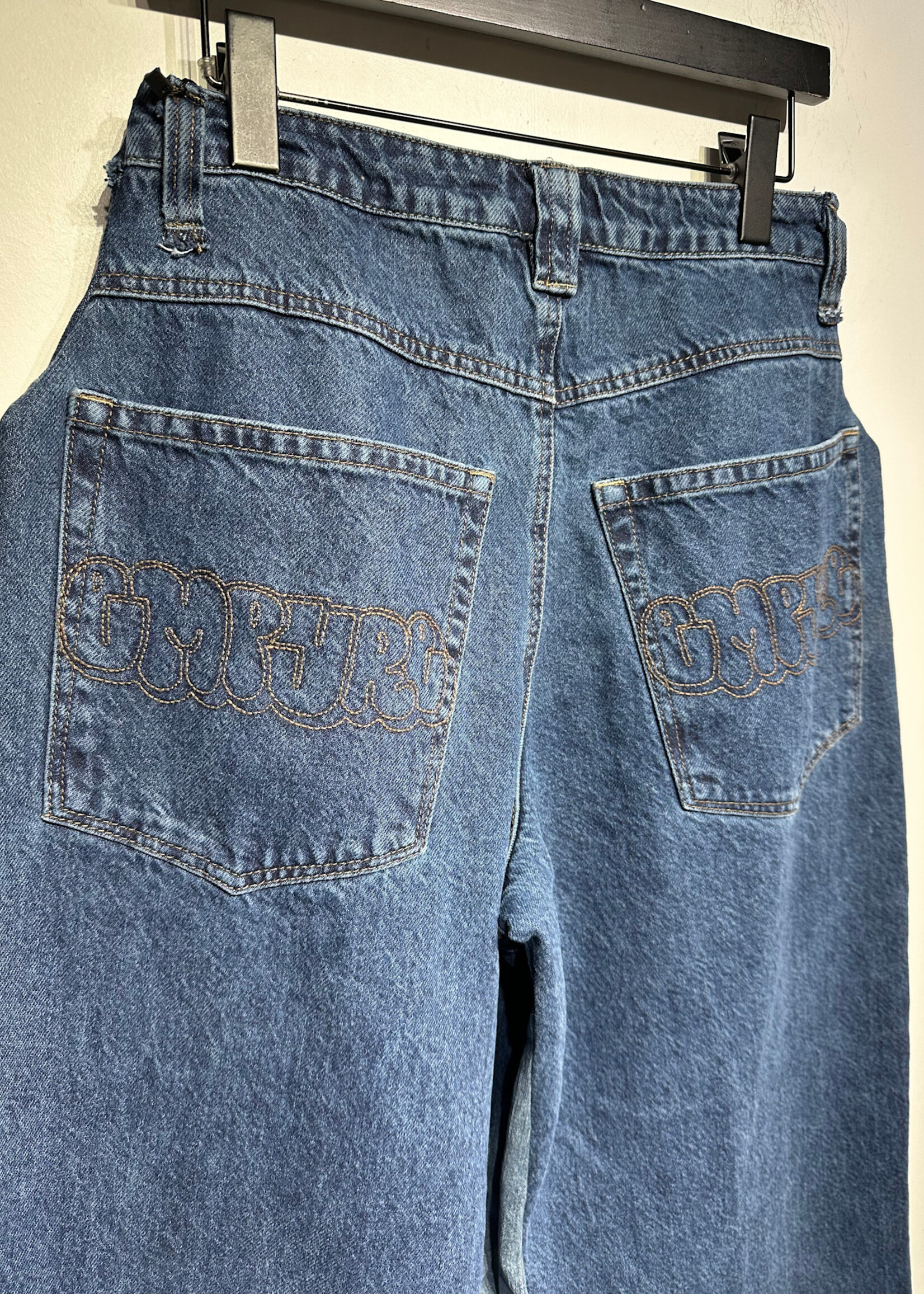 Empyre Ultra Wide Leg Dark Wash Denim Unisex 30