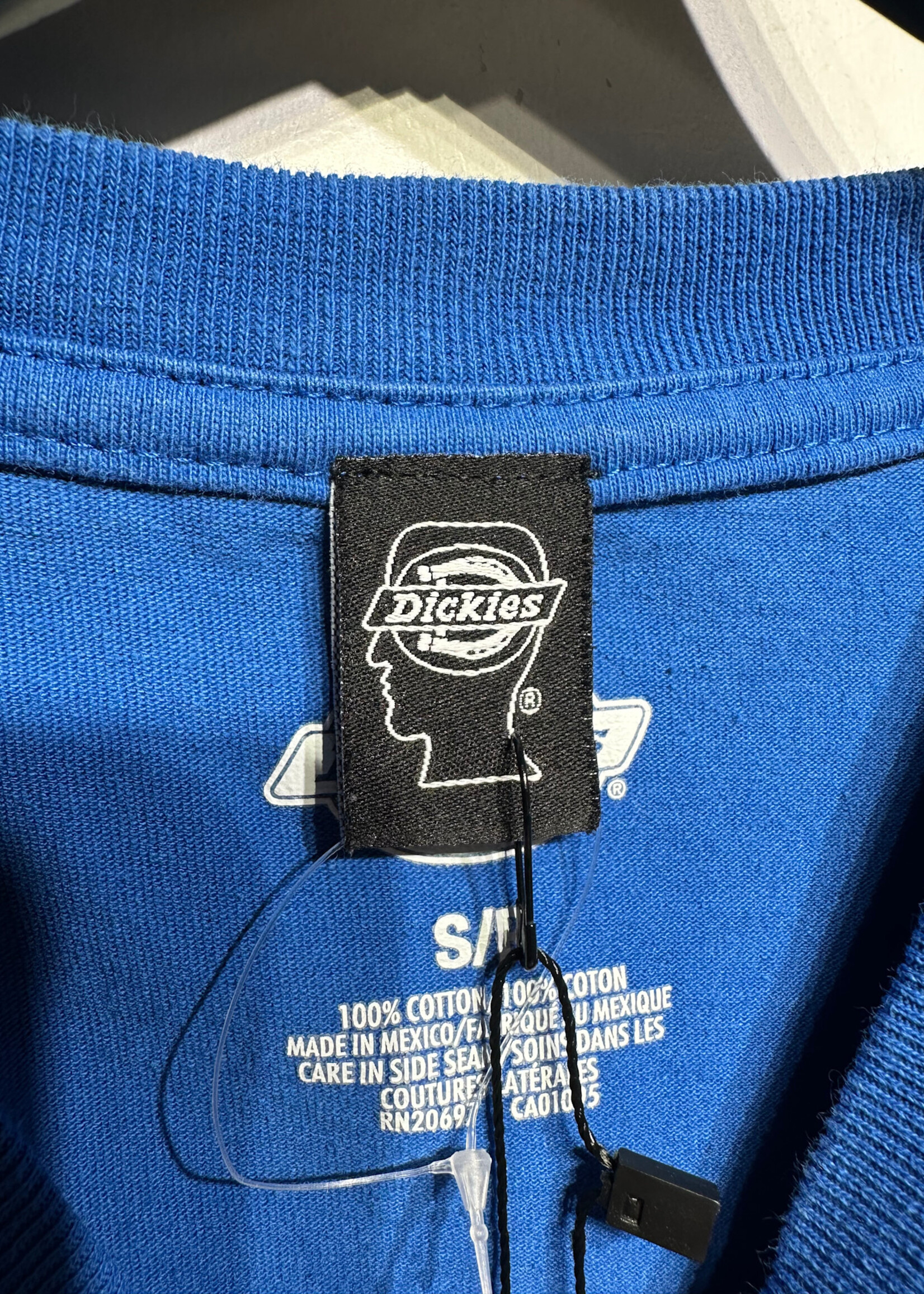 Braindead x Dickies Blue Pocket Tee S