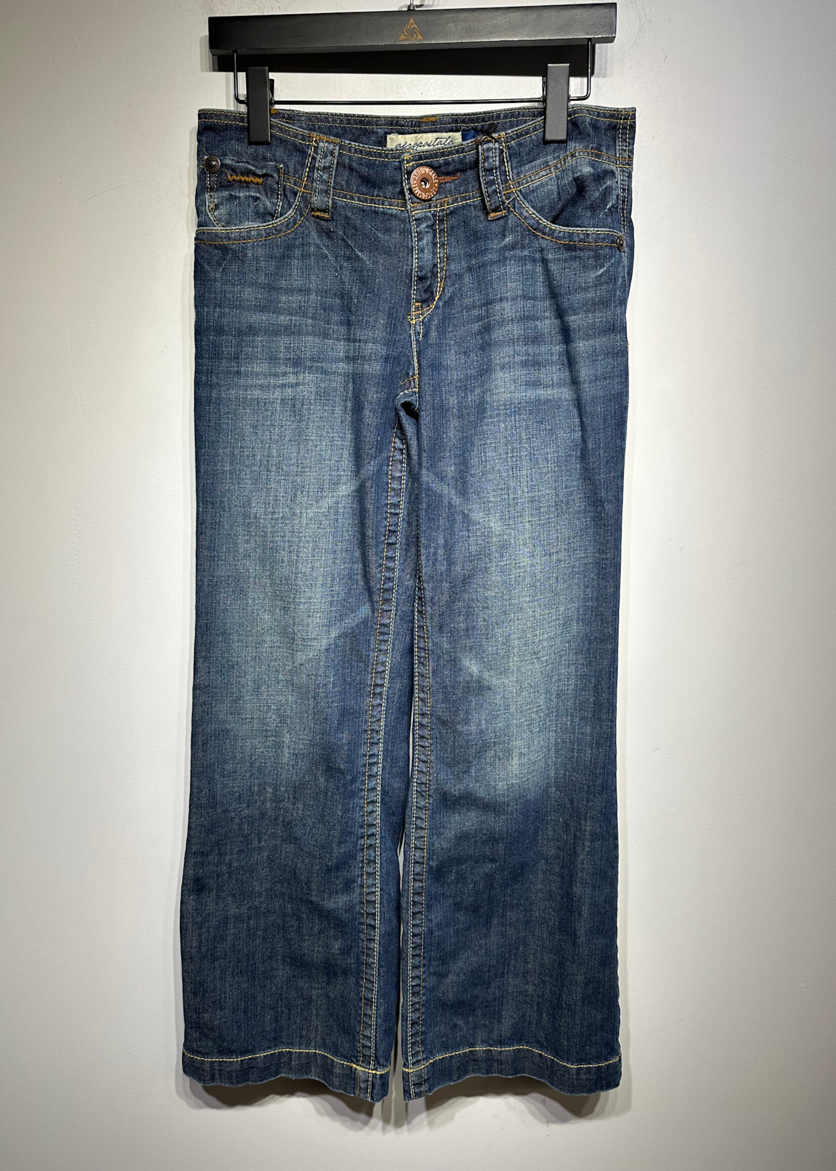 Aeropostale Y2K Low Rise No Waist Jeans 27