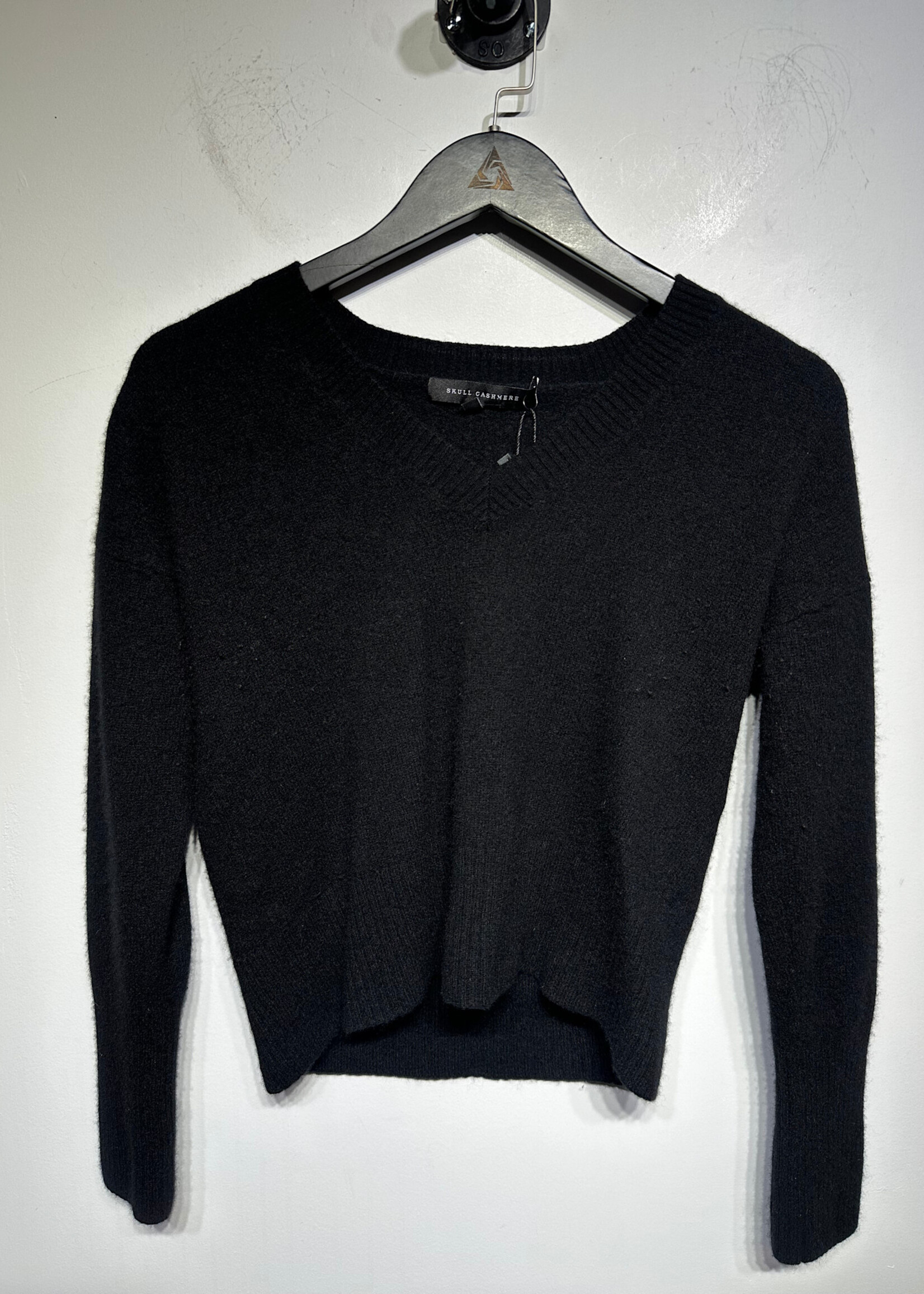 Skull Cashmere Black Snake Sweater S