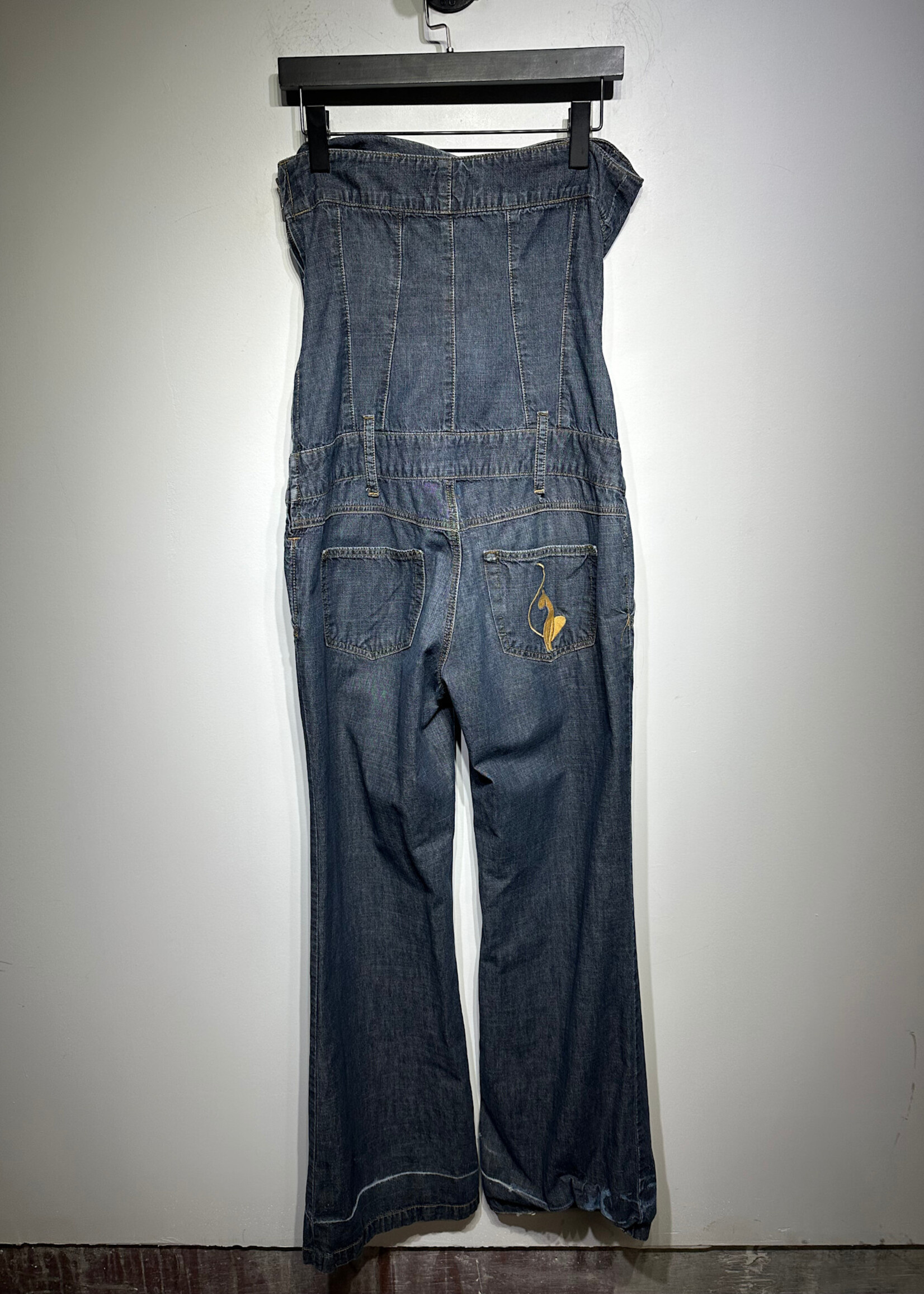 Baby Phat Dark Denim Jumpsuit 9/M
