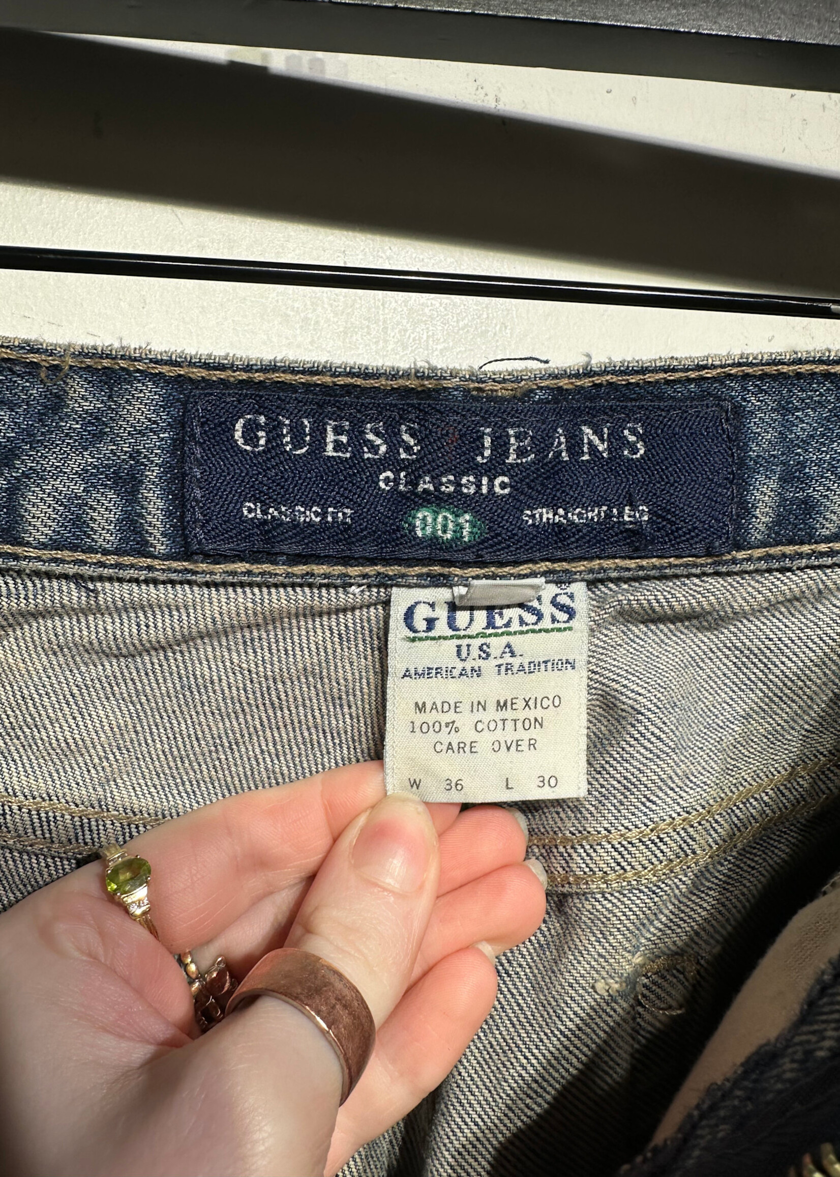 Guess Jeans Mid Wash Denim Pants Masc 36