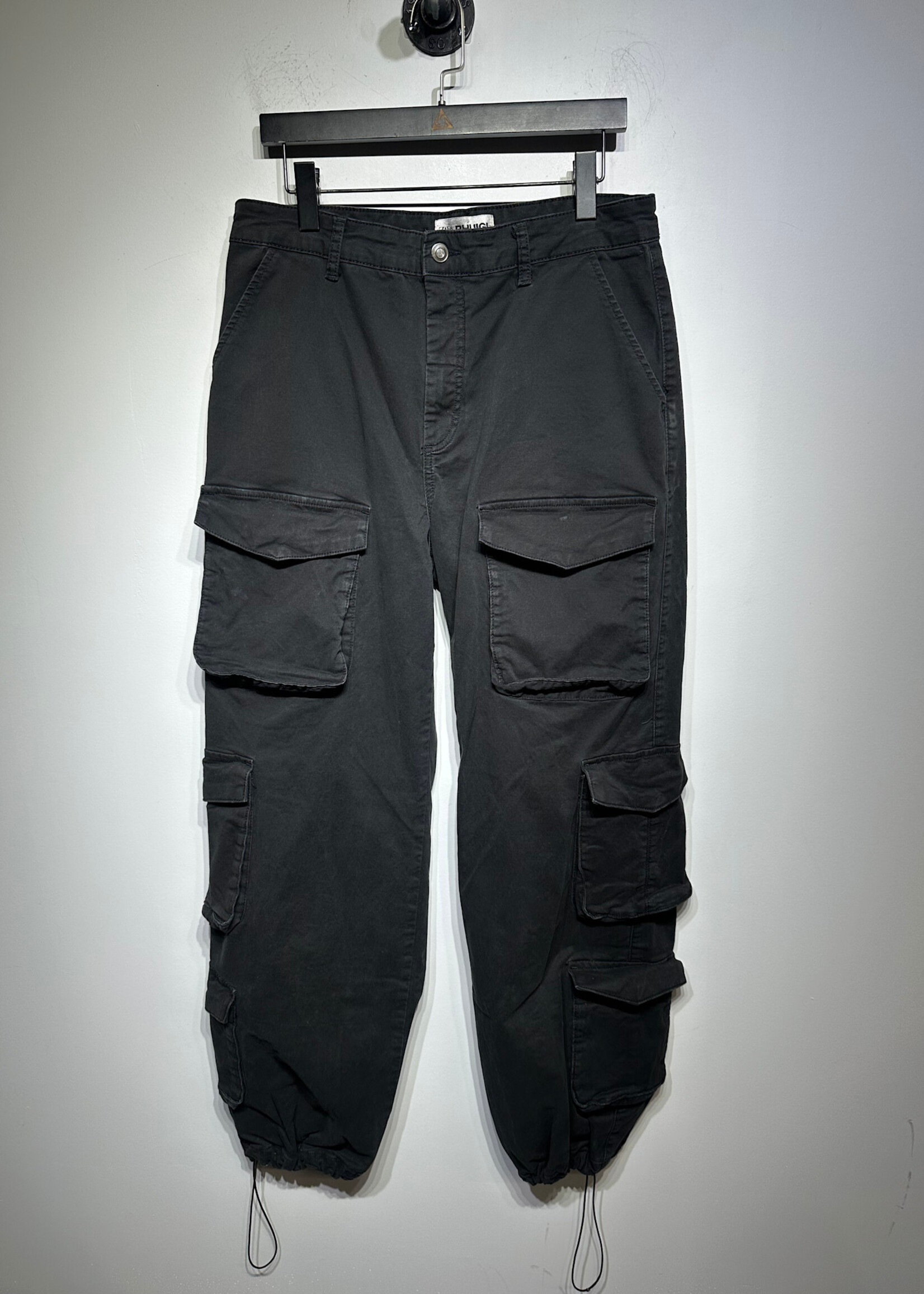 Zara Rhuigi Black Cargo Pants Masc 34