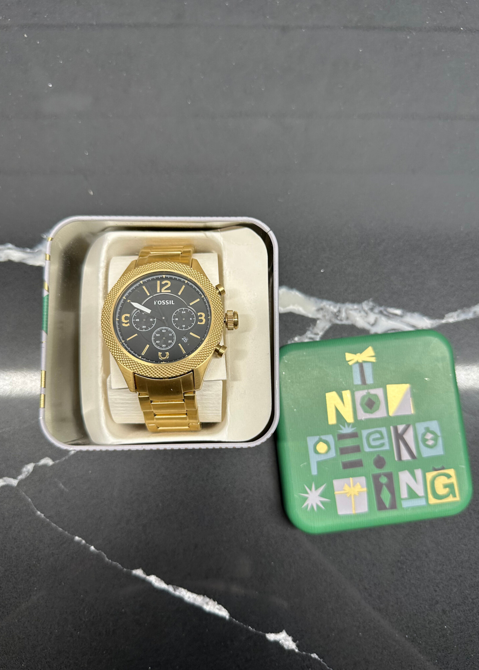 Fossil Watch Gold