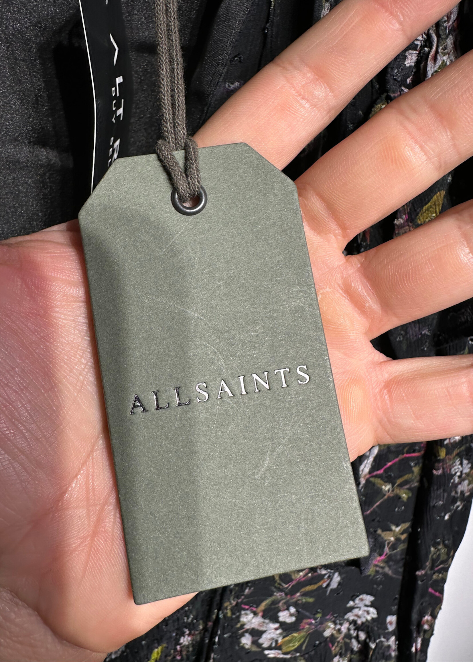 NWT All Saints Floral LS Dress M