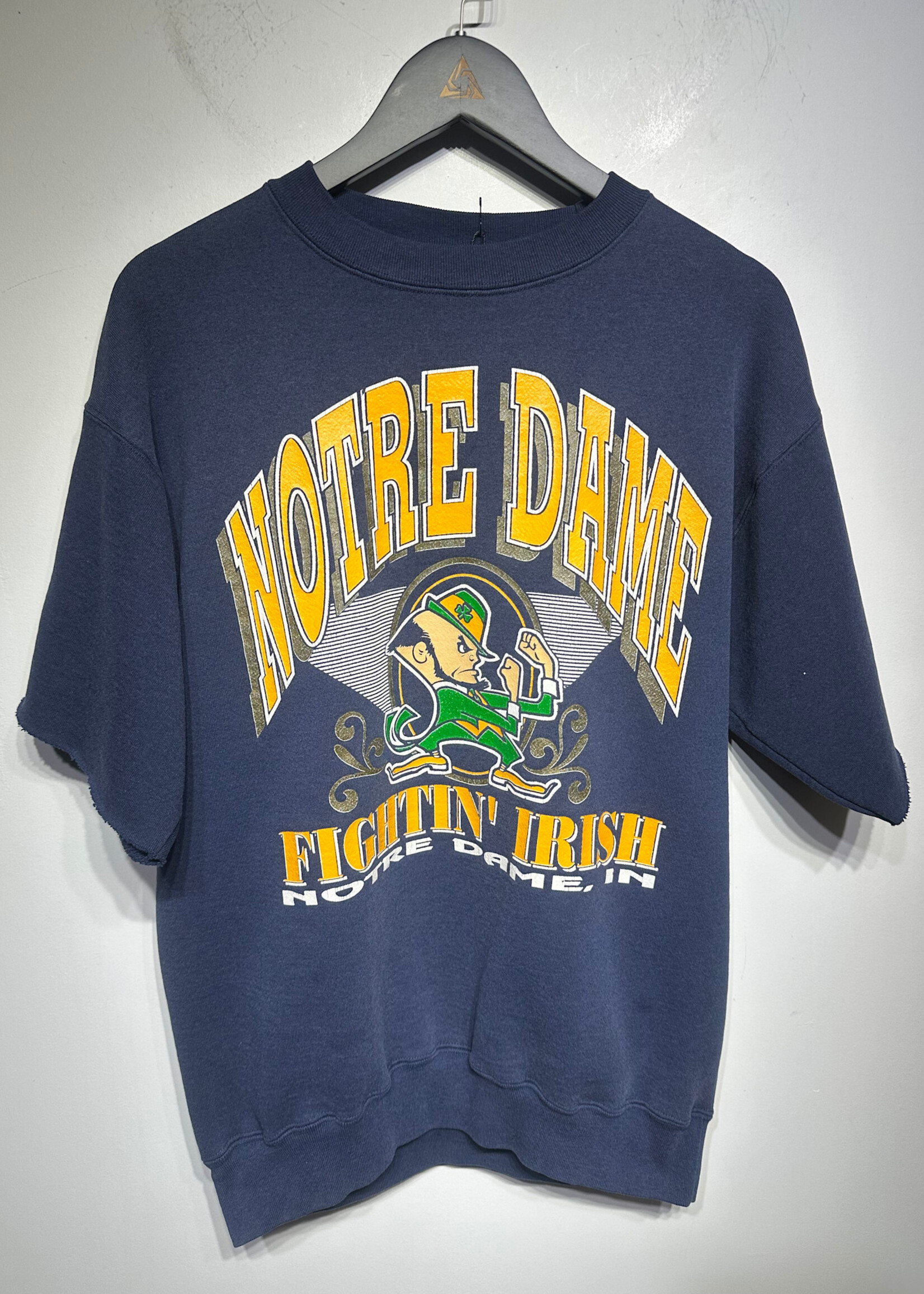 Notre Dame Navy Blue SS Crewneck L