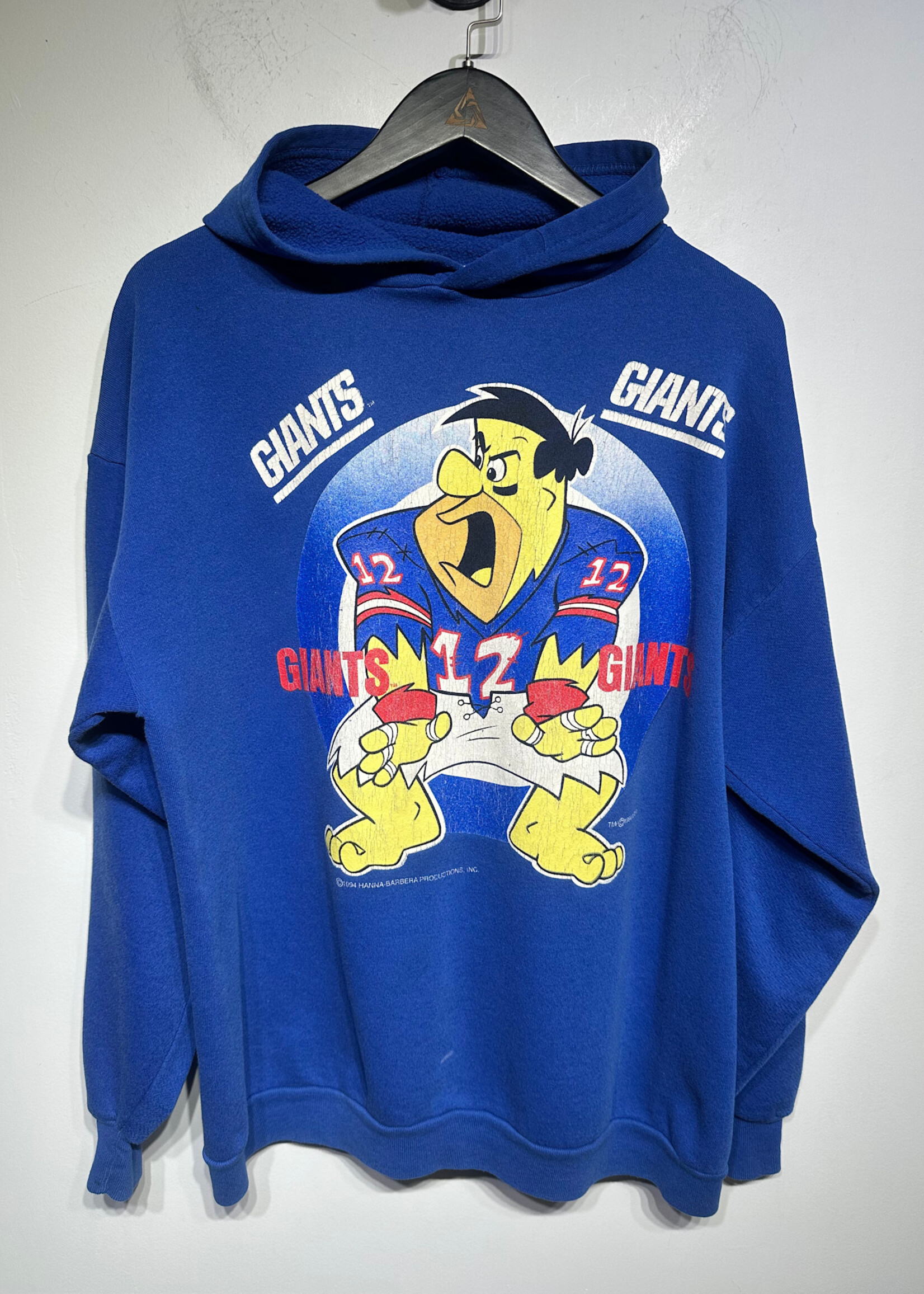 Giants Fred Flinstone Hoodie XL AS IS