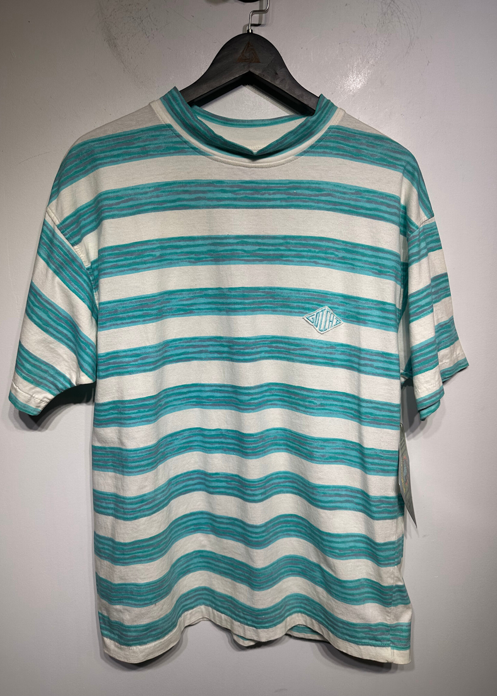 Gotcha Vintage Striped Tee White M