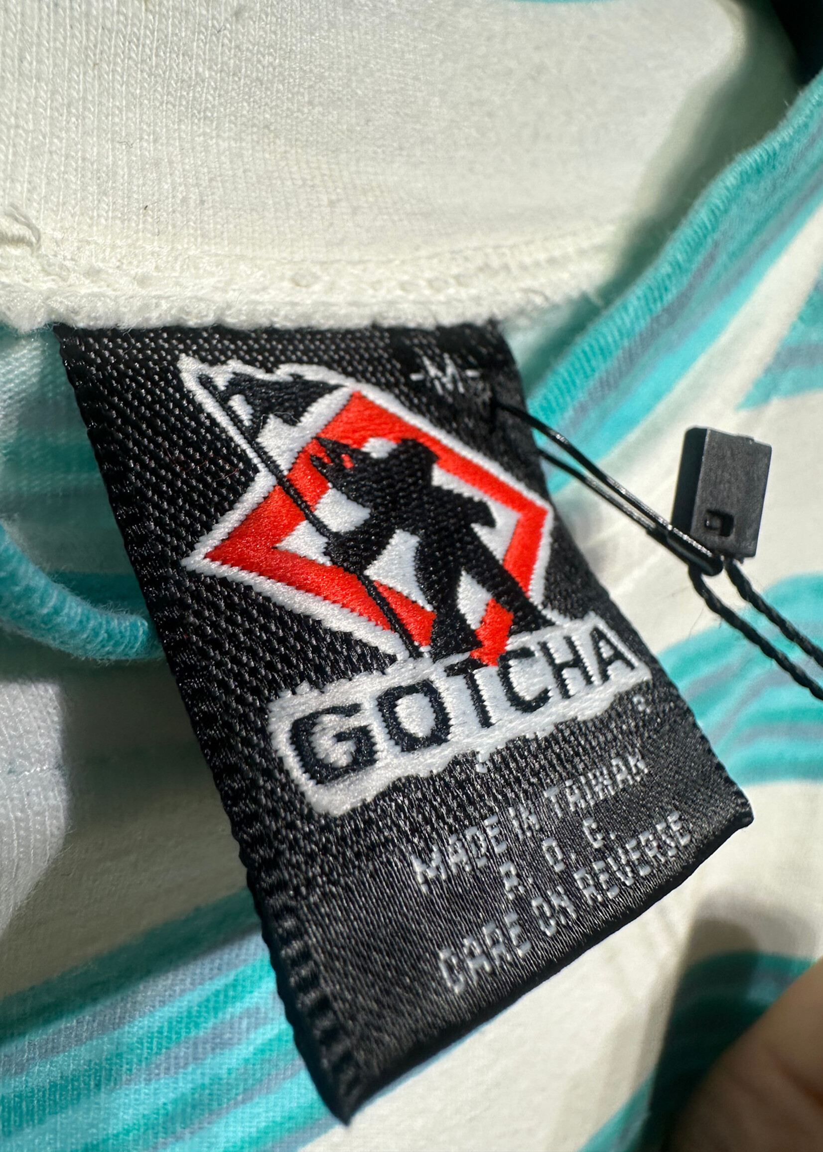 Gotcha Vintage Striped Tee White M