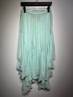 NWT Free People Teal Flowy Skirt 28