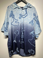 Southpole Y2K Blue Graffiti B\U XL