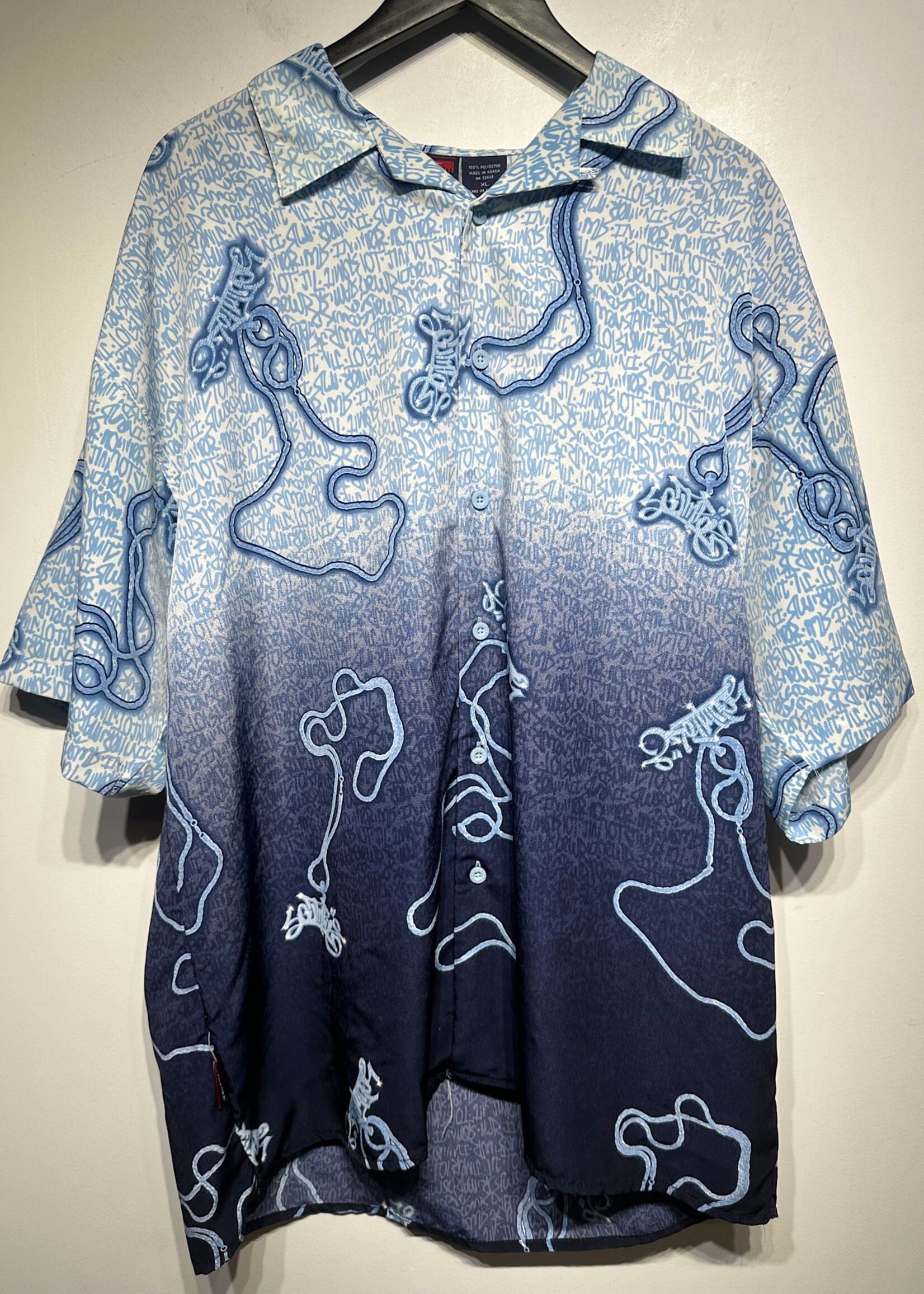 Southpole Y2K Blue Graffiti B\U XL