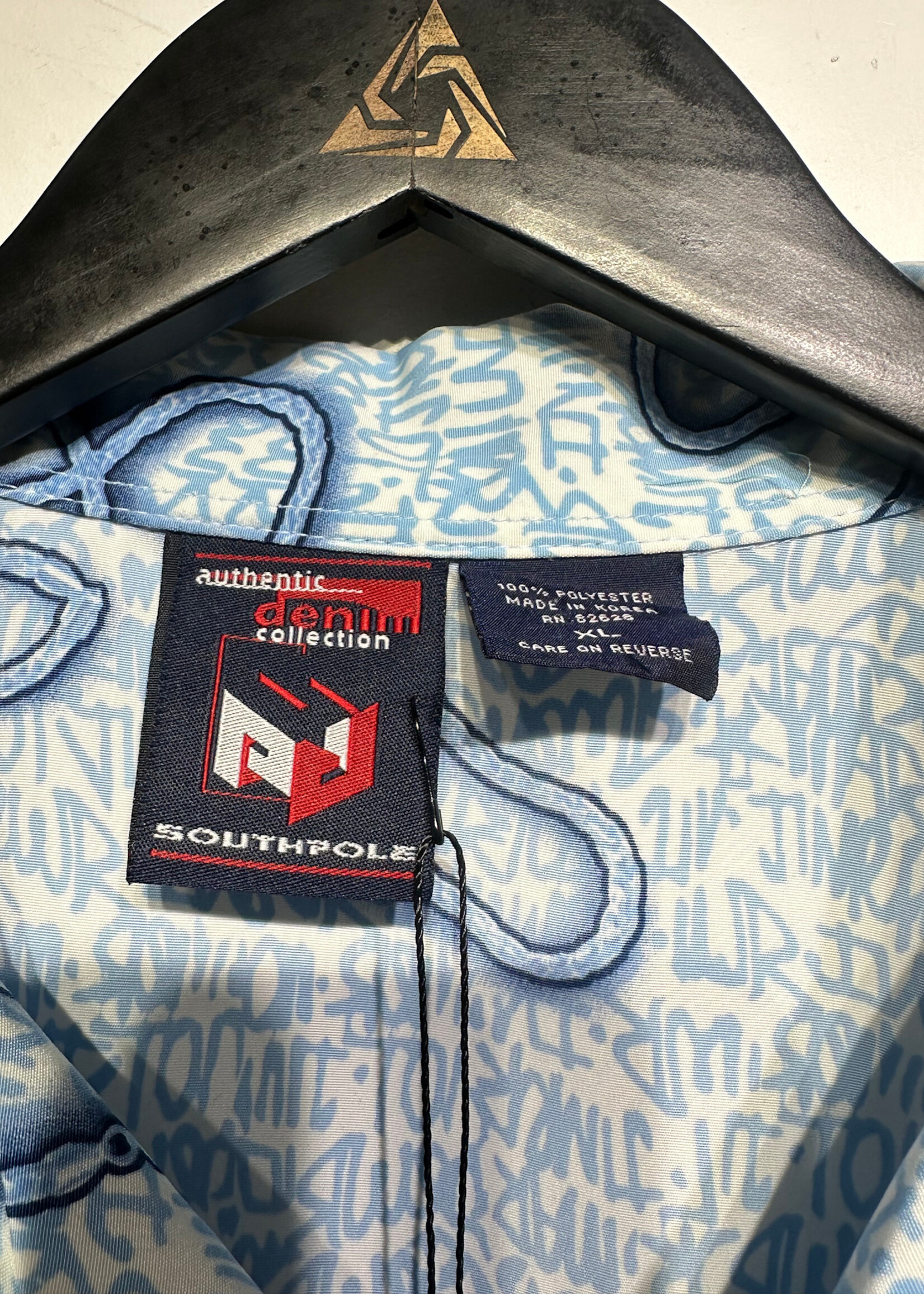 Southpole Y2K Blue Graffiti B\U XL