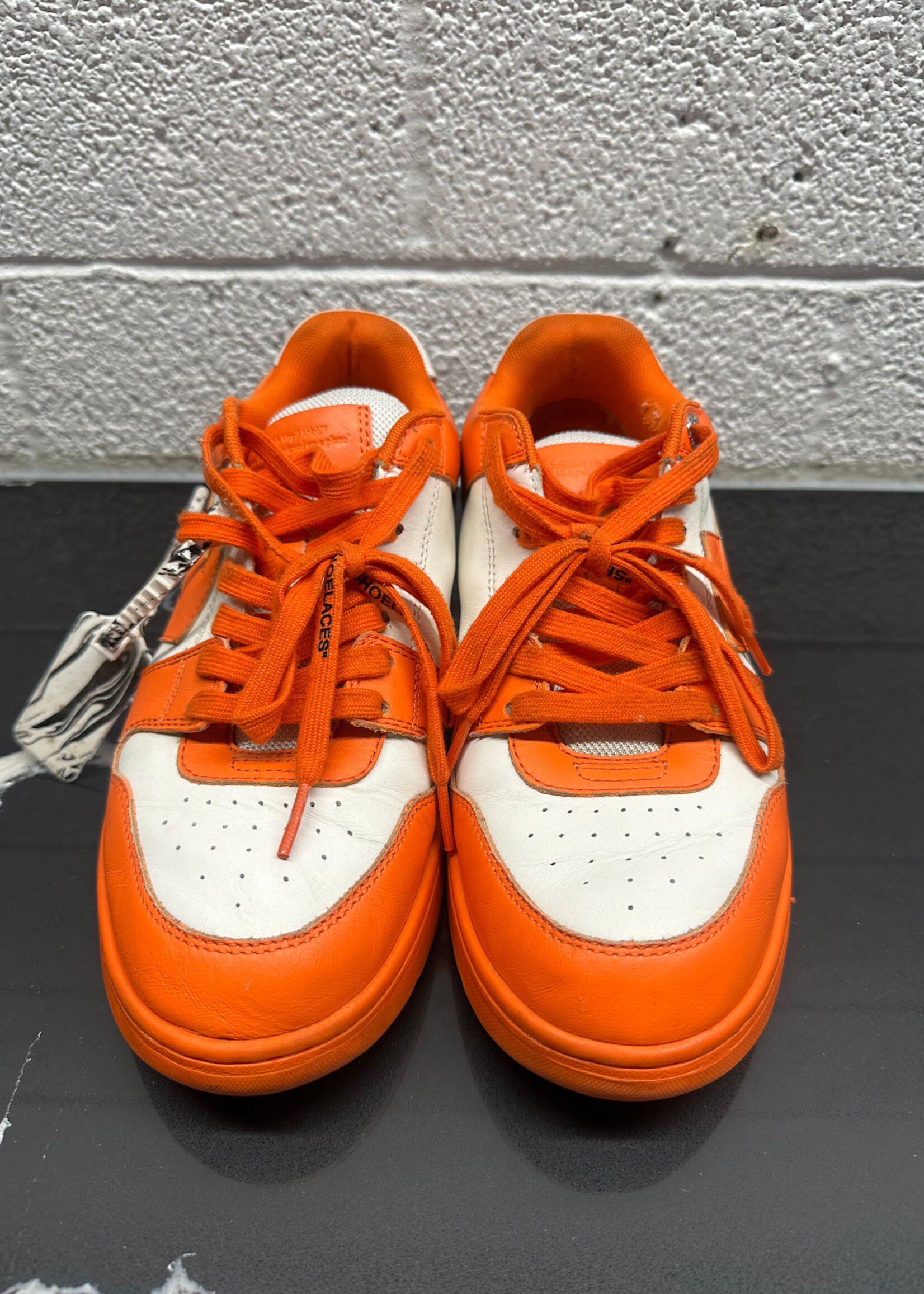 Off-White Orange Out of Office Sneakers 41/8