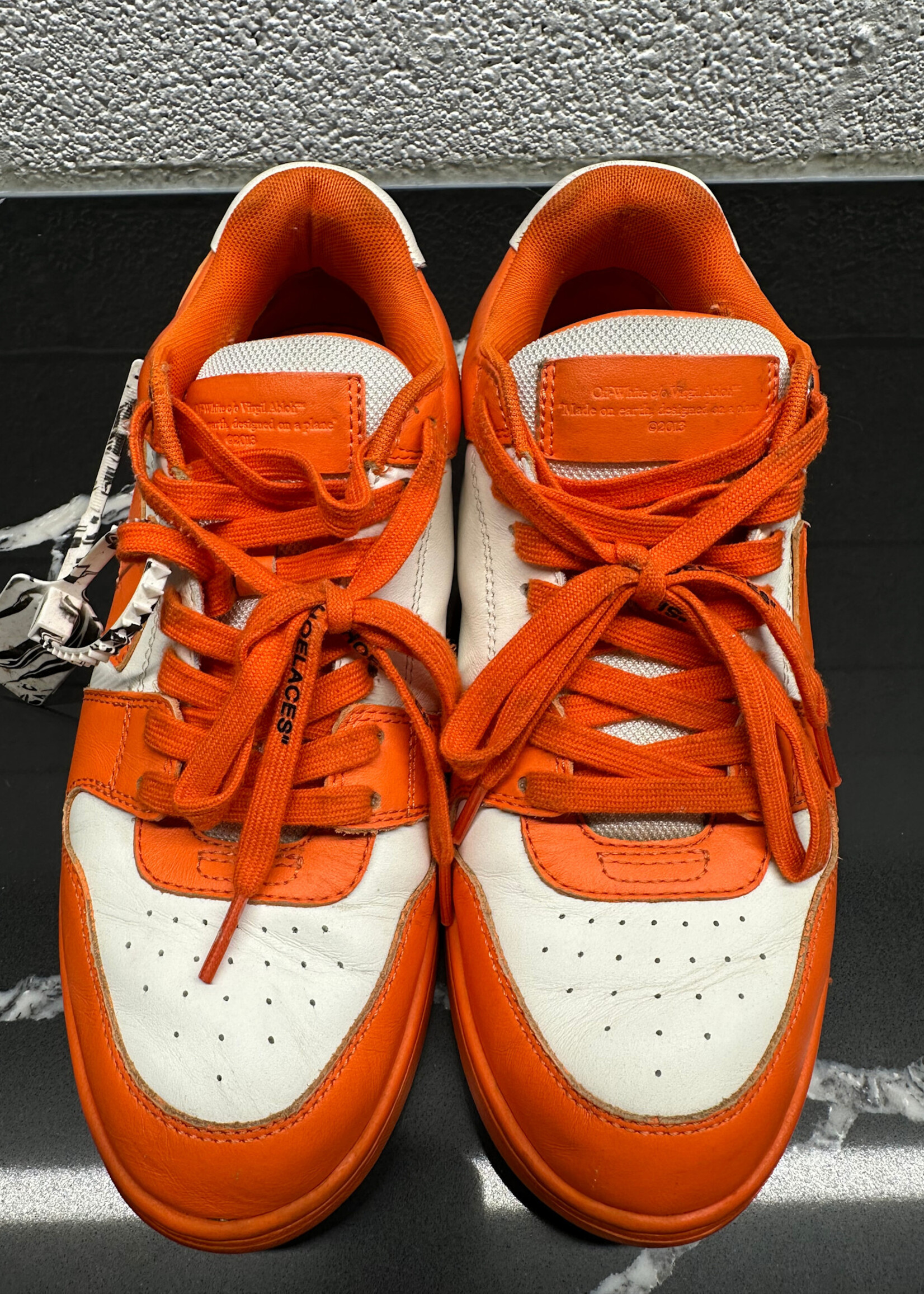 Off-White Orange Out of Office Sneakers 41/8