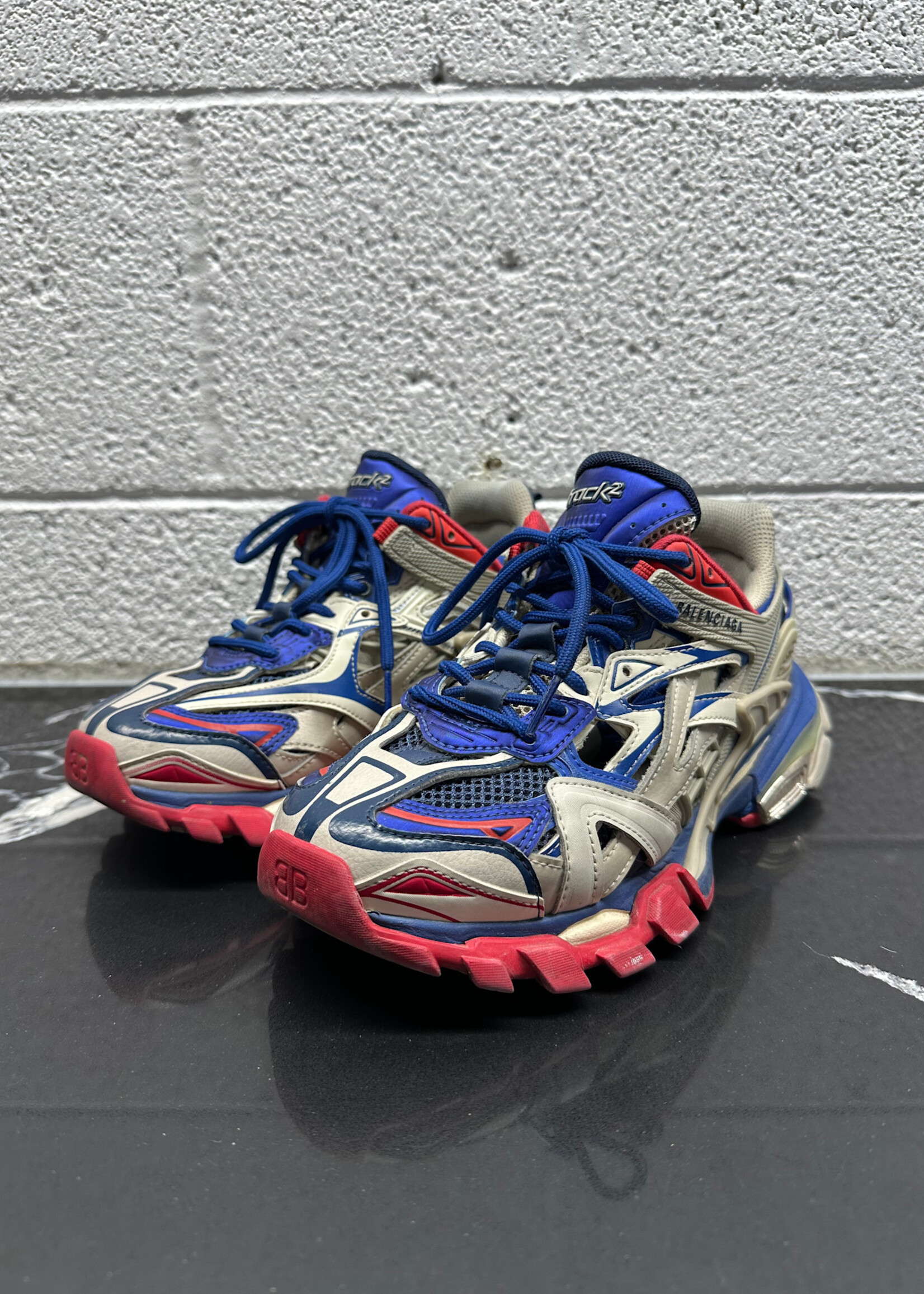 Balenciaga Track 2 Brown/Red/Blue Trainers 7