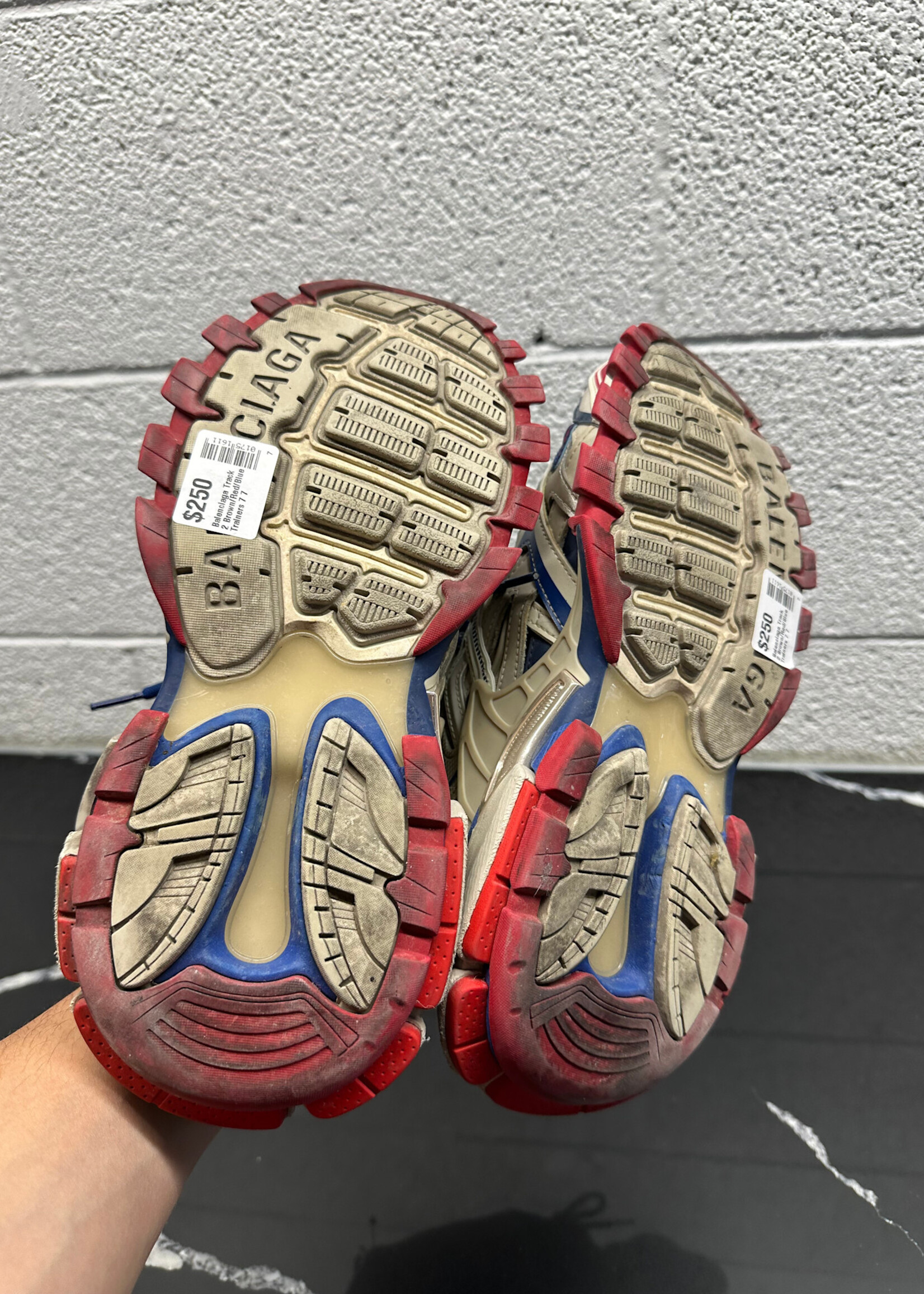Balenciaga Track 2 Brown/Red/Blue Trainers 7