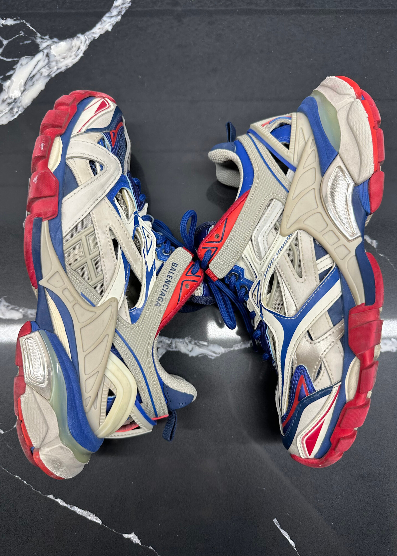 Balenciaga Track 2 Brown/Red/Blue Trainers 7