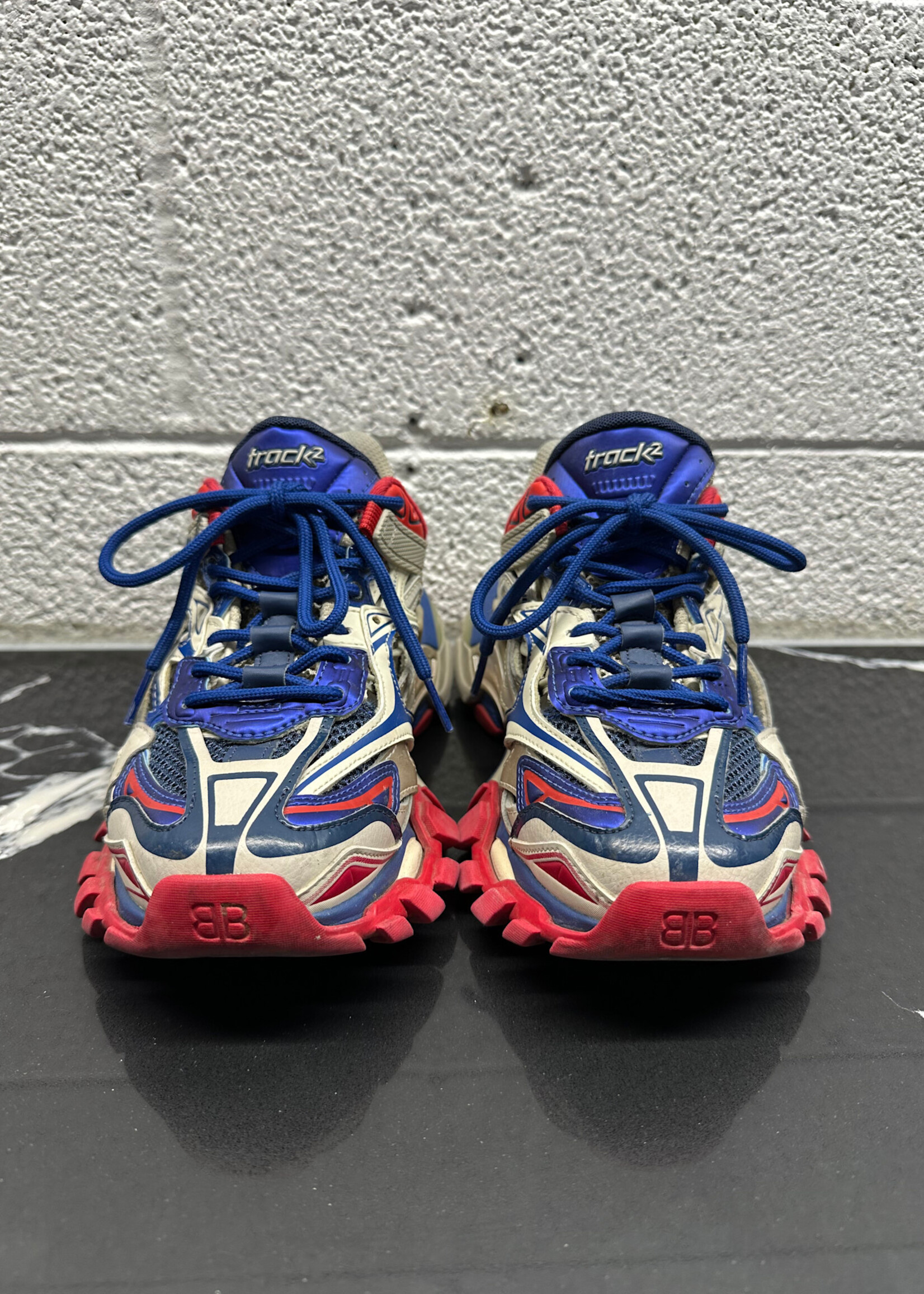 Balenciaga Track 2 Brown/Red/Blue Trainers 7