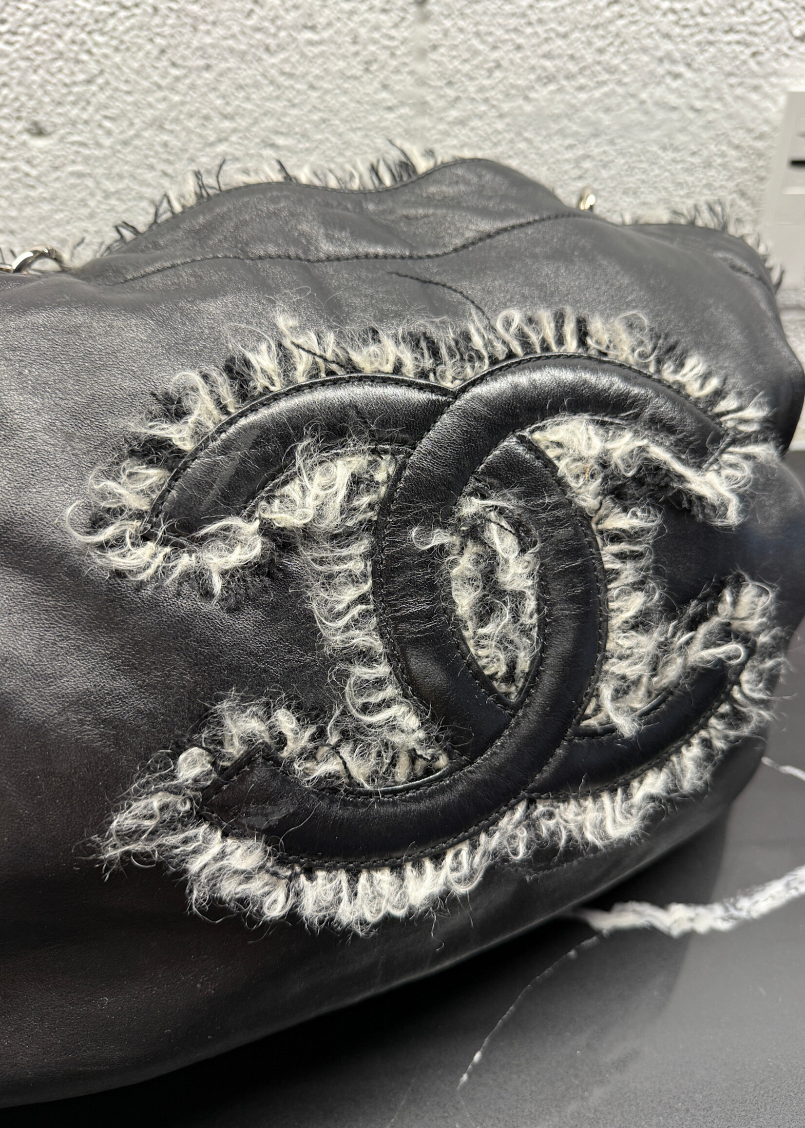 Chanel 'Funny Tweed Bon Bon' Lambskin Tote