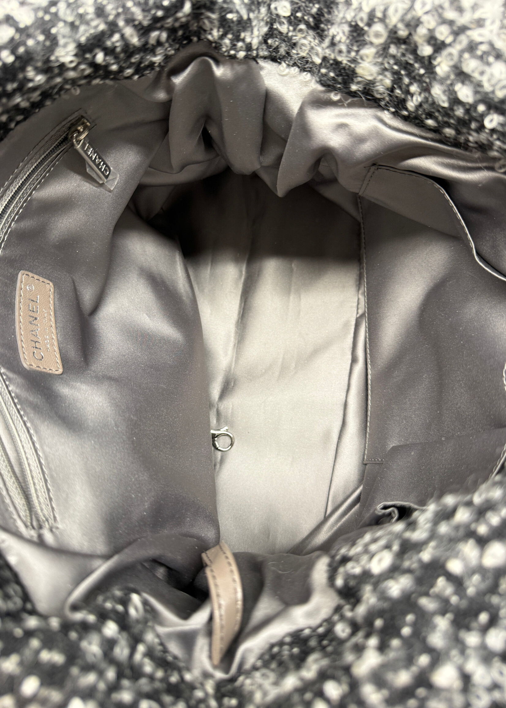 Chanel 'Funny Tweed Bon Bon' Lambskin Tote