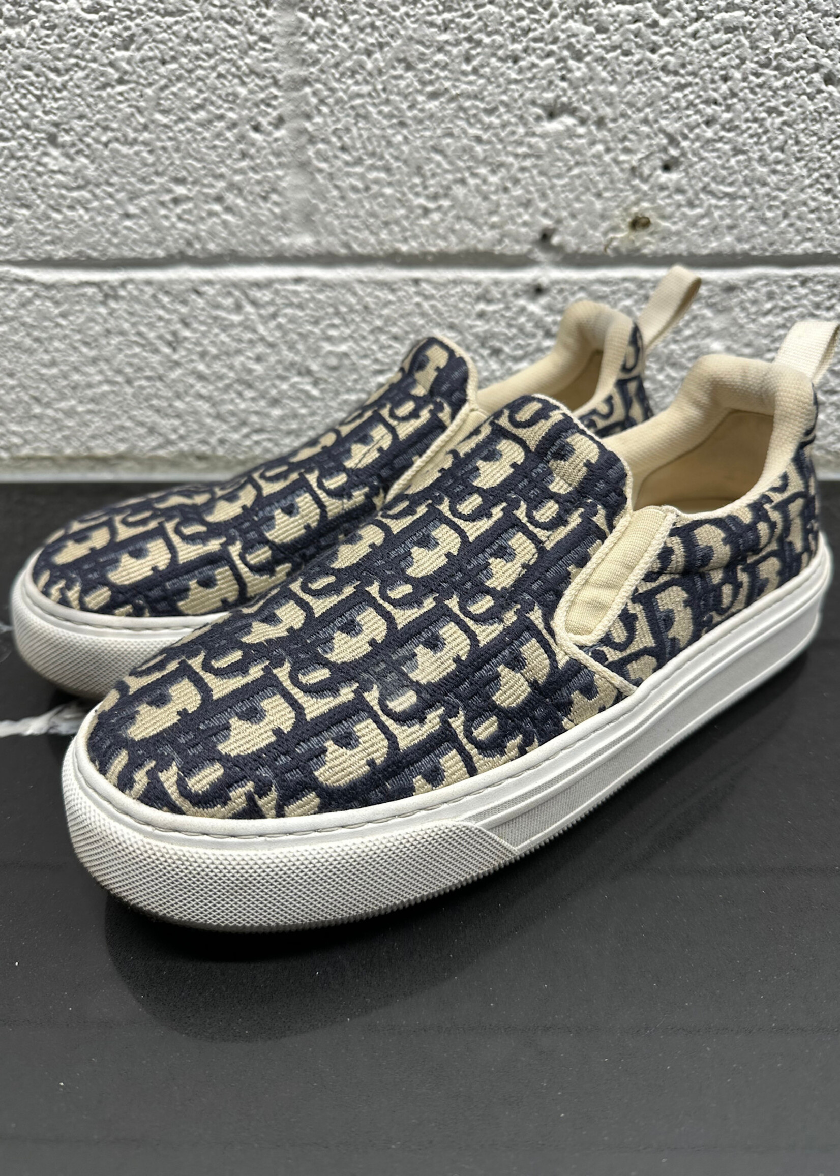 Dior Monogram Slip On Sneakers 39/Fem 8