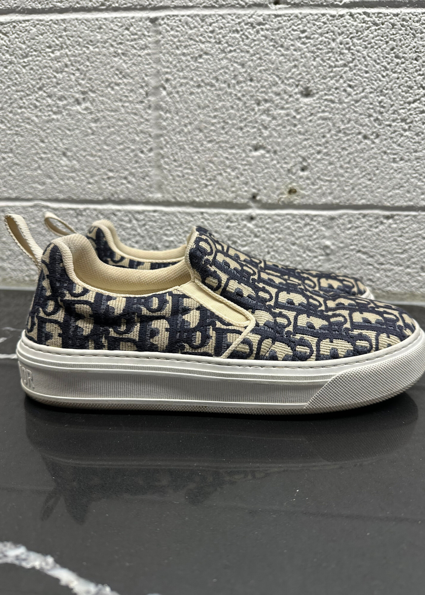 Dior Monogram Slip On Sneakers 39/Fem 8