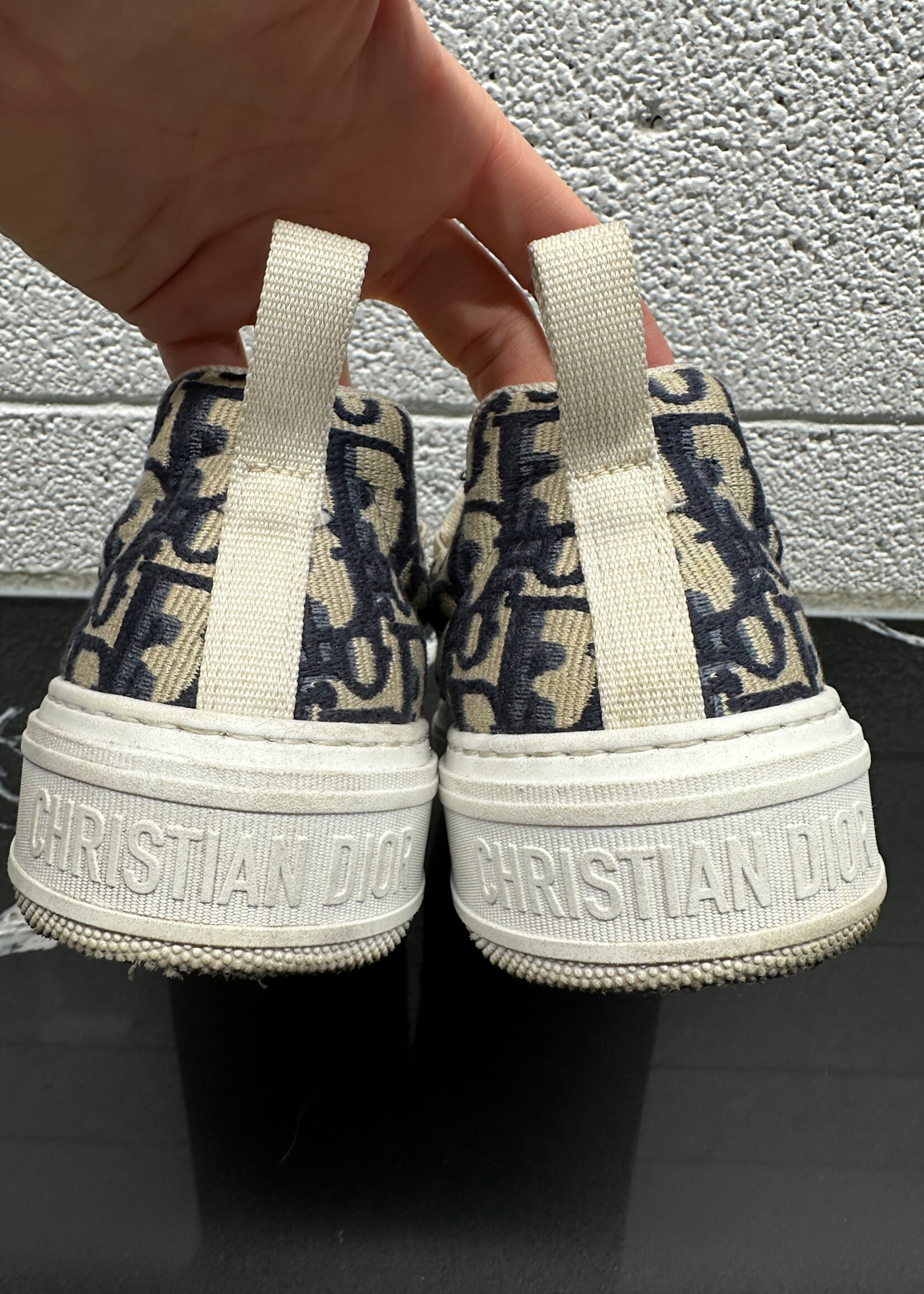 Dior Monogram Slip On Sneakers 39/Fem 8