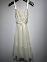 As U Wish Vintage White Tulle Dress S