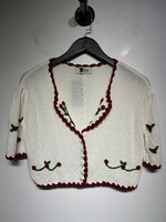 Europa Cherry Print Knit Top M