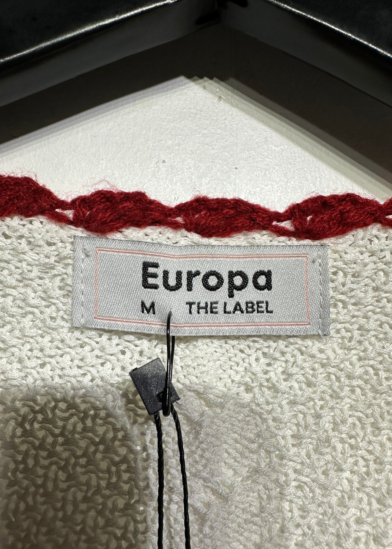 Europa Cherry Print Knit Top M