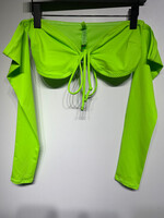 Skims Neon Green Off Shoulder LS M