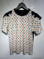 Louis Vuitton Multicolor Game On Tee AS IS FITS FEM M