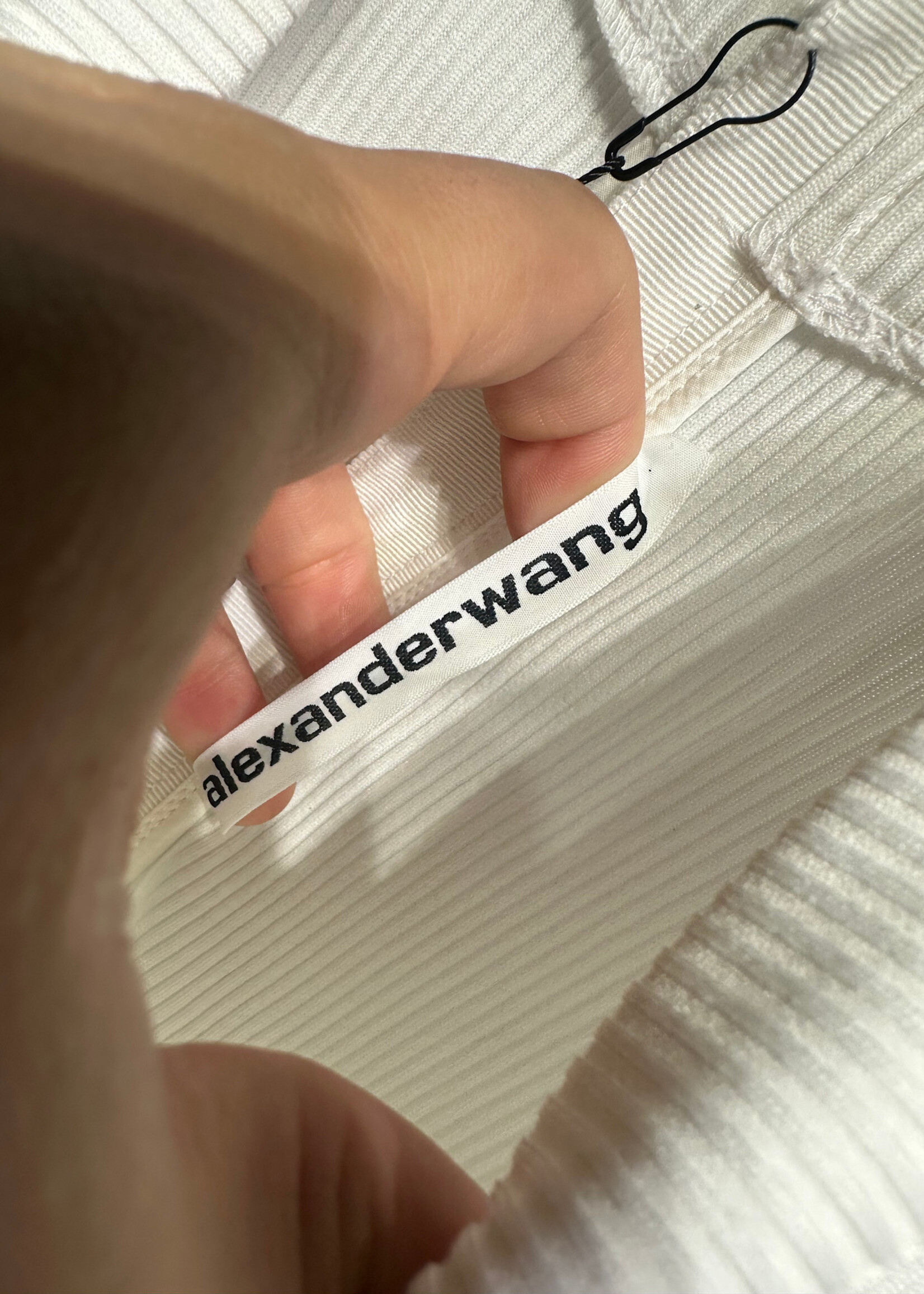 Alexander Wang White 1/4 Sleeve Dress M